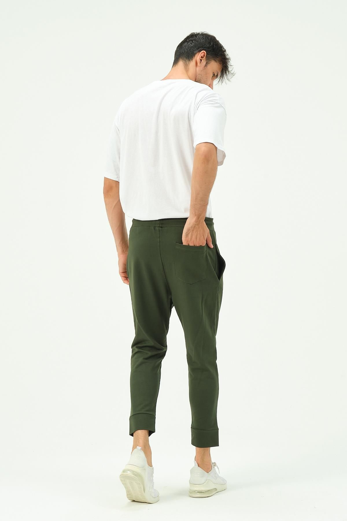 C&City-Herren-Jogginghose mit lockerer Passform 784 Khaki 4