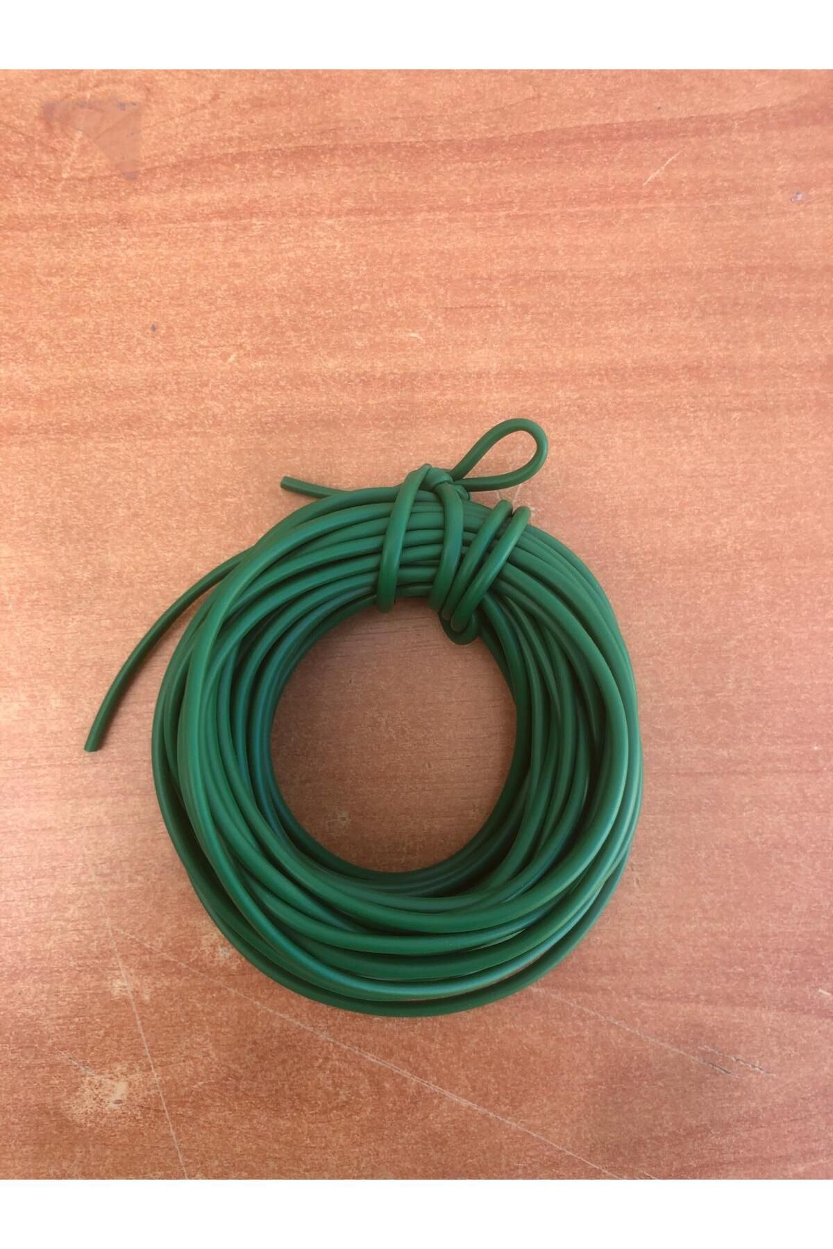 Fidan Bağlama İpi 10 Metre - 3 mm Sera İpi Elastik Fide Bağlama Lastiği Bağ Dal Bitki Bağlama İpi - 6