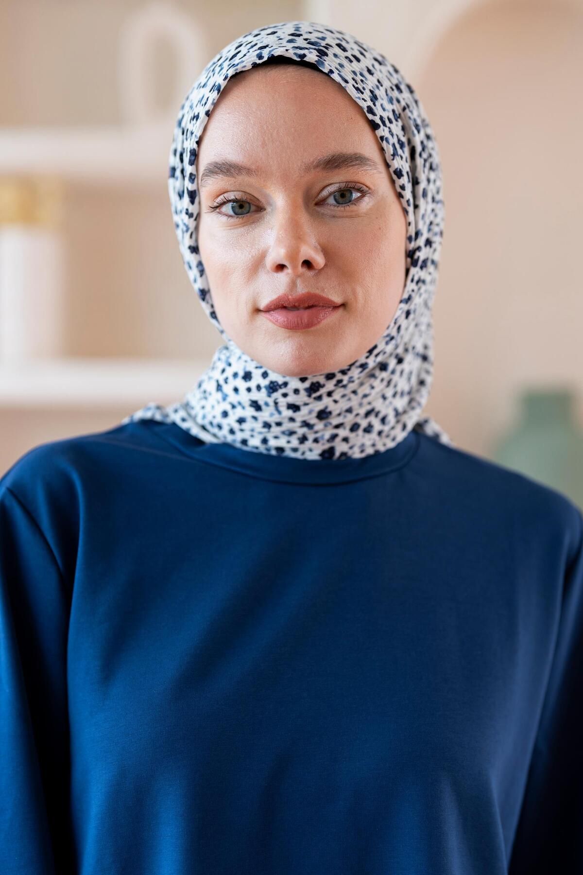 JAWEL-Women's Ironing Pebble Pattern Wrap Shawl 190*80 Cm 3