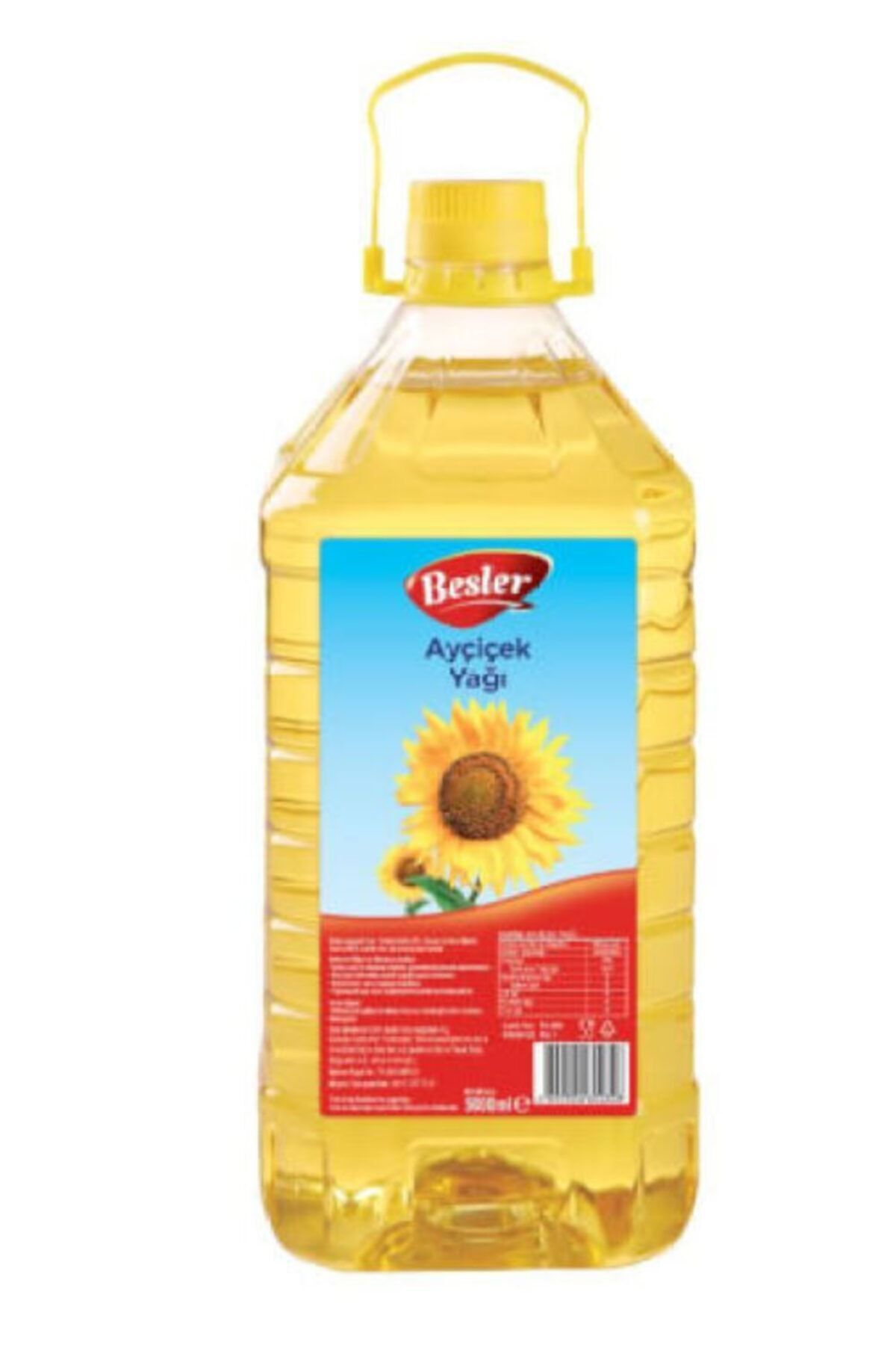 Besler Ayçiçek Yağı Dar Pet 5 Lt.