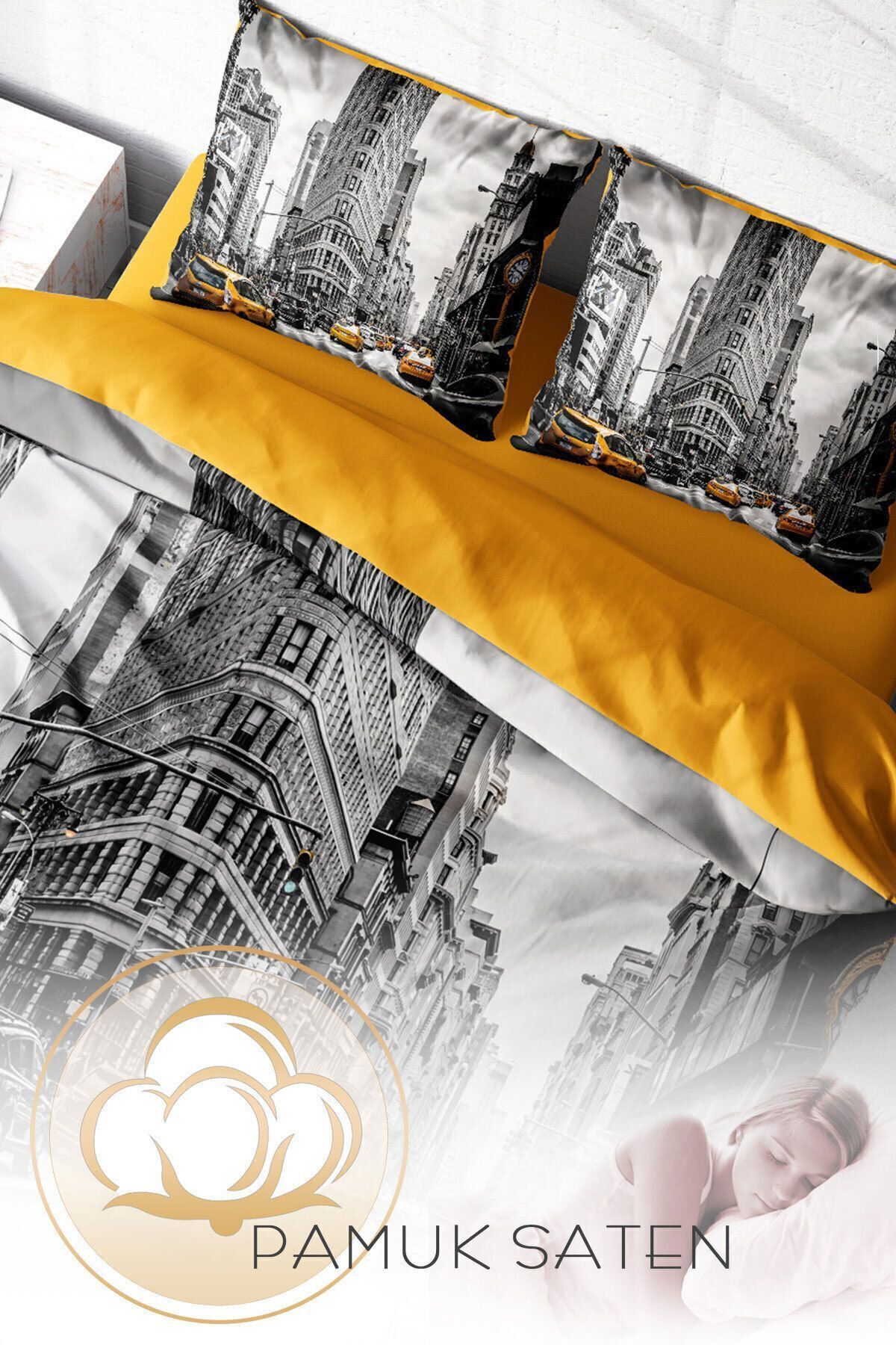 سرویس روتختی  رنگارنگ مونوهومMonohome | MONOHOME37574 اورجینال - تصویر 4