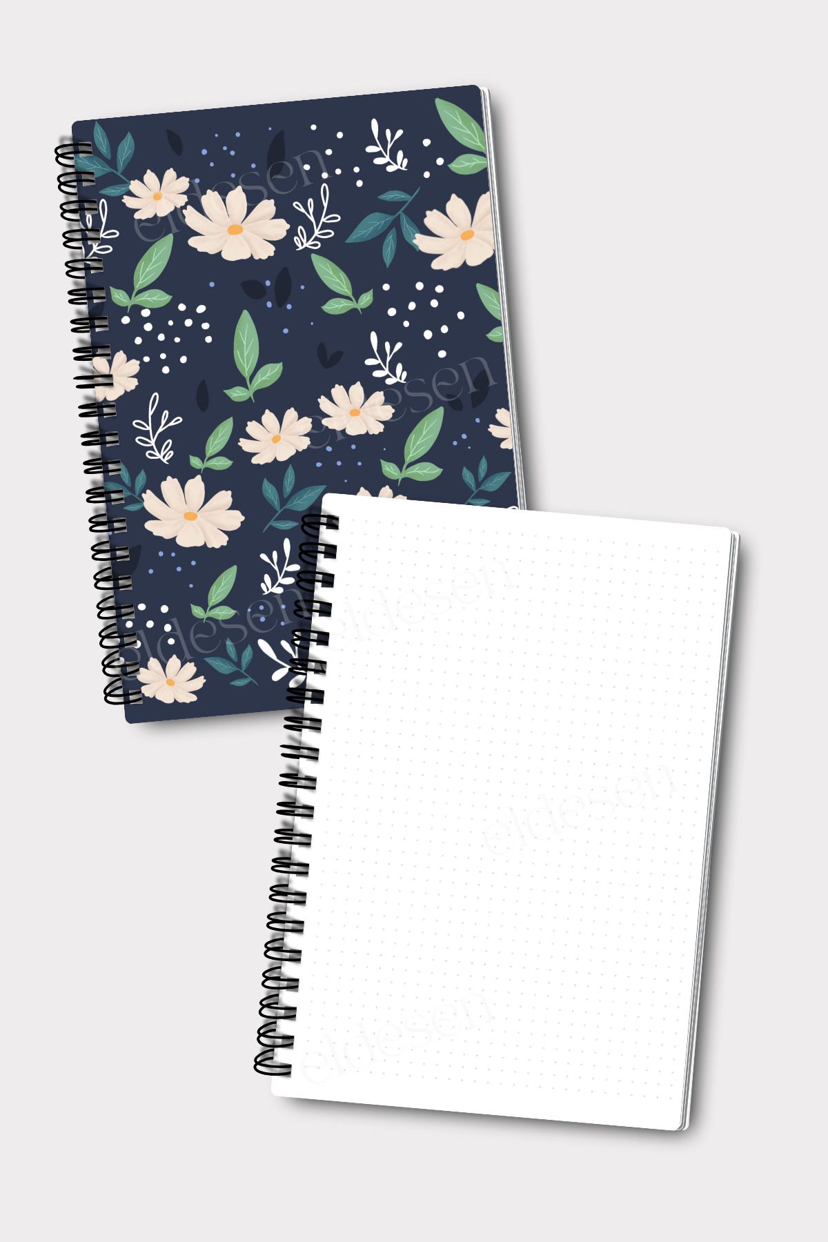 Eldesen Tasarım-A5 Size 2-Point Notebook Set - 50 Sheets 100 Pages 3