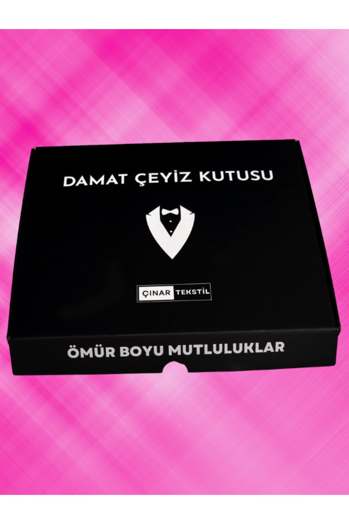 Çınarteks Erkek Çeyiz Kutusu Bölmeli 2 Adet Şık Kaliteli Malzeme İçi Boş