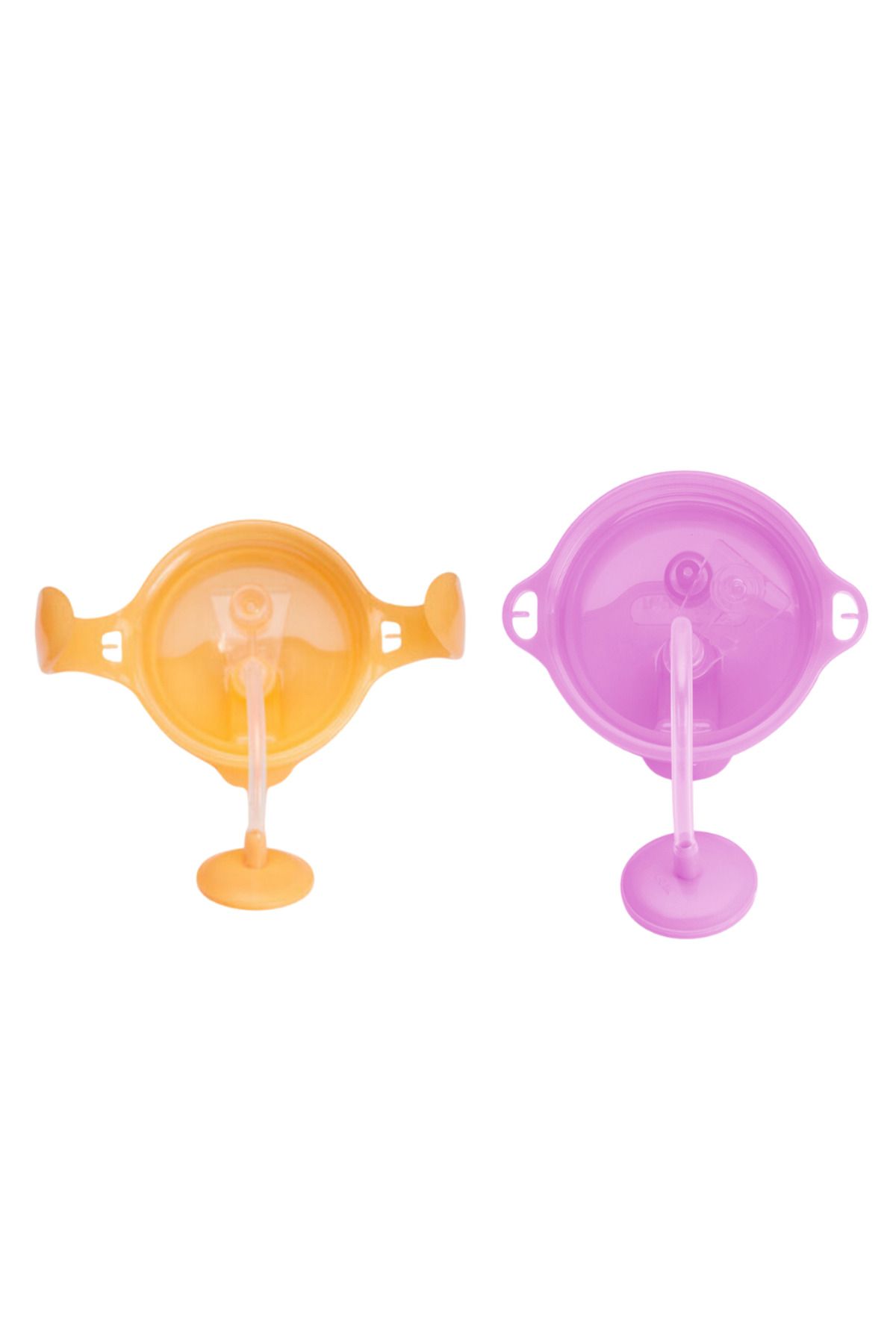Munchkin-6 Months+207 ml Orange Click Lock Spout Cup - 12 Months+297 ml Purple Training Cup 2