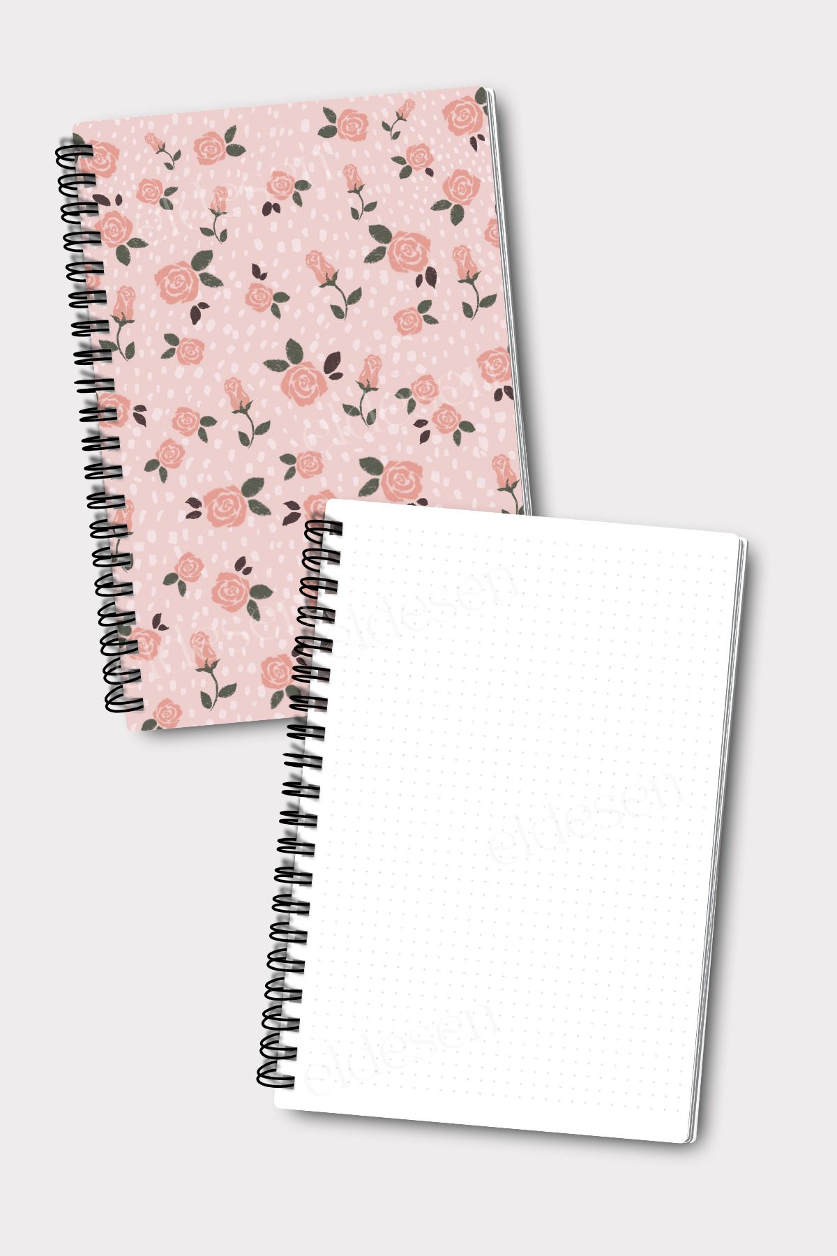 Eldesen Tasarım-A5 Size 4-Point Notebook Set - 50 Sheets and 100 Sheets 4