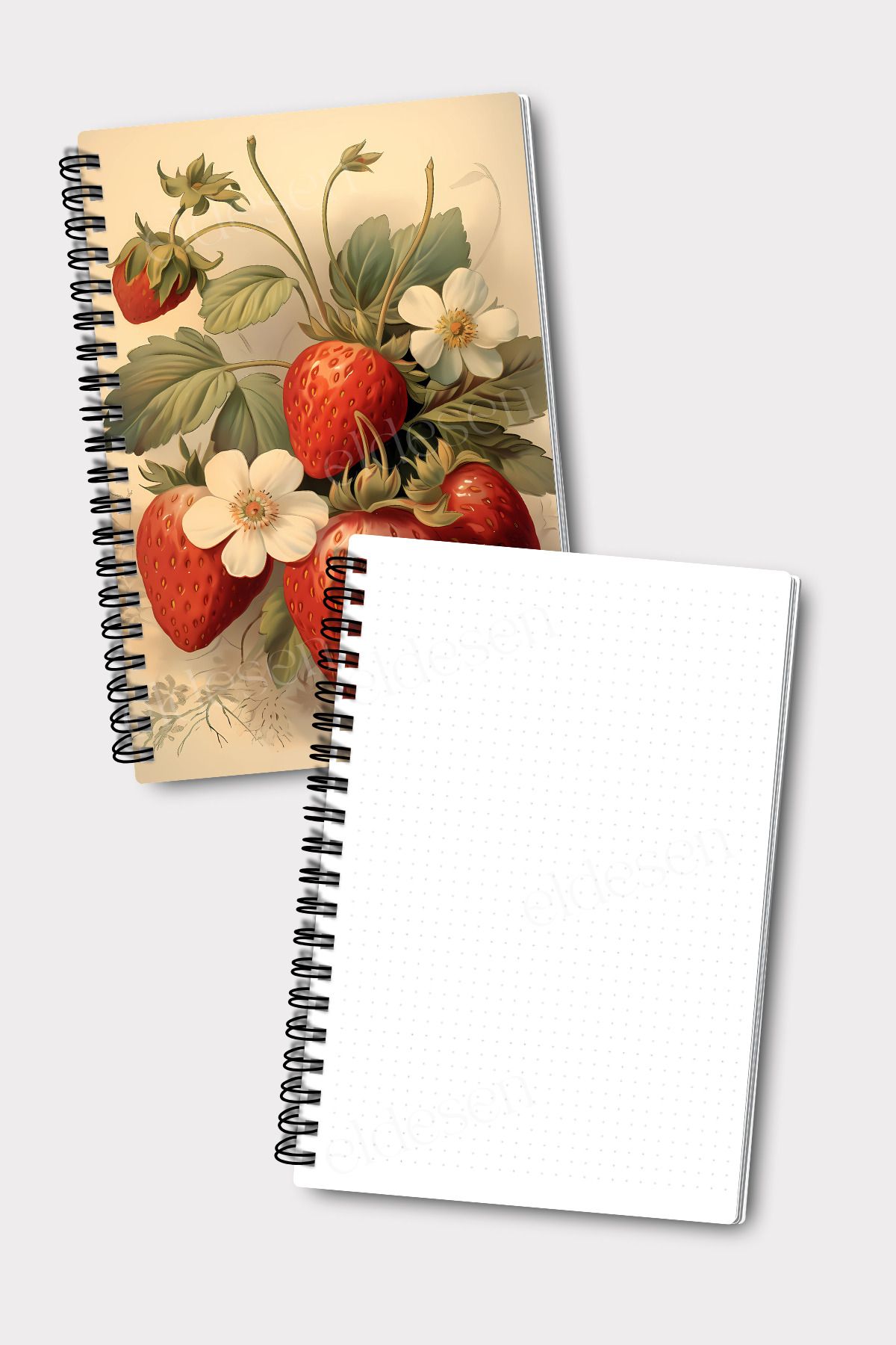 Eldesen Tasarım-A5 Size 2-Point Notebook Set - 50 Sheets and 100 Sheets 3