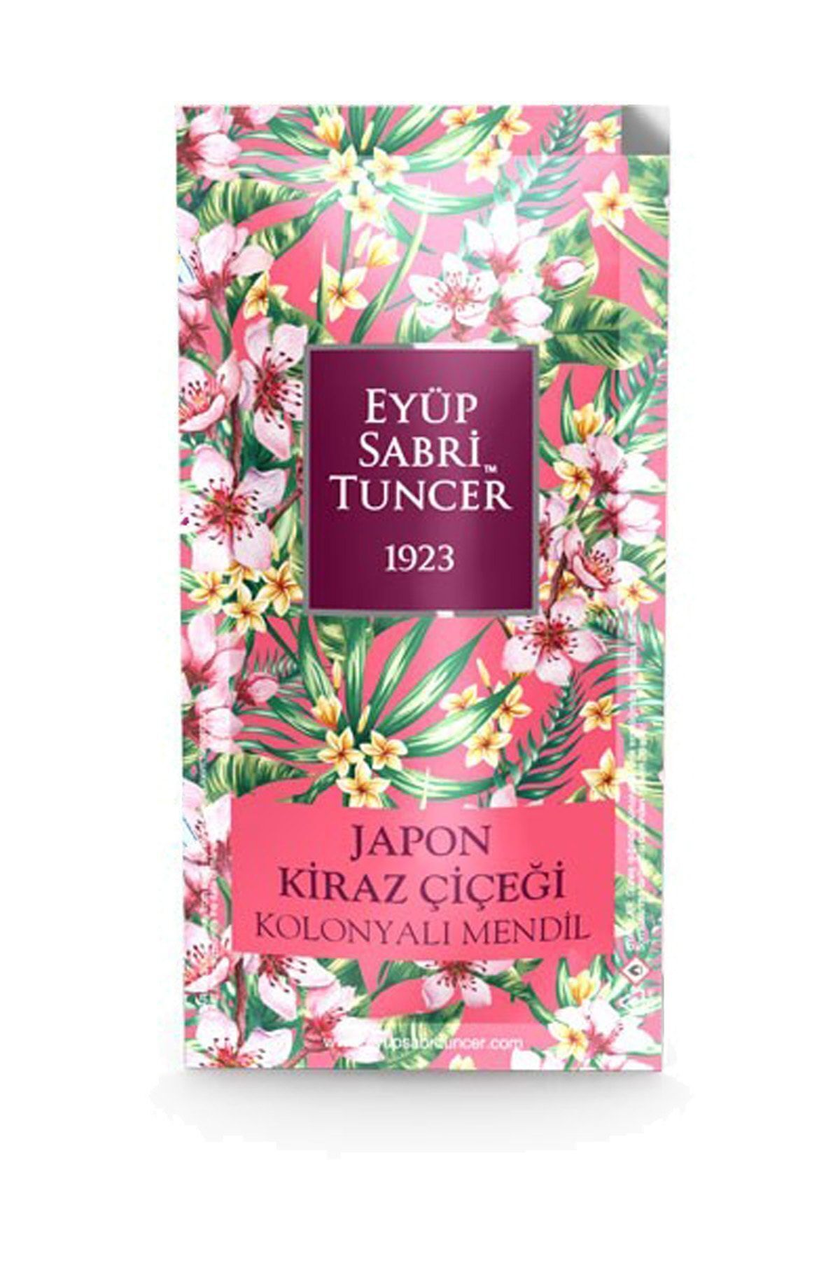 Eyüp Sabri Tuncer Klasik Limon Ve Japon Kiraz Çiçeği 50 Adet Kolonyalı Mendil (25+25) 2 Li Set fotoğrafı 3 (önizleme)