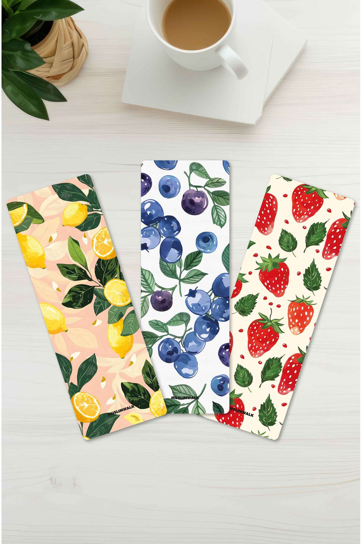 MuslimWalk Leymun 3’lü Kitap Ayracı Seti #KA20