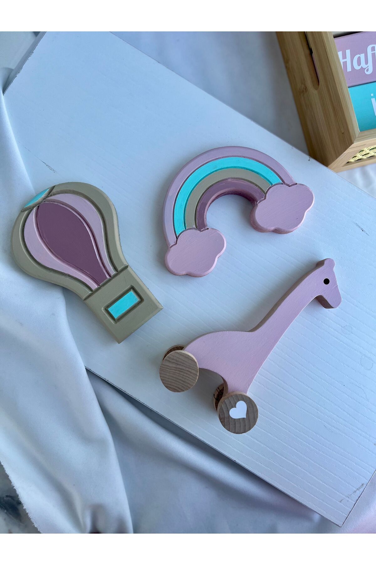 3lü obje bebek hediyelik çekim aksesuarı