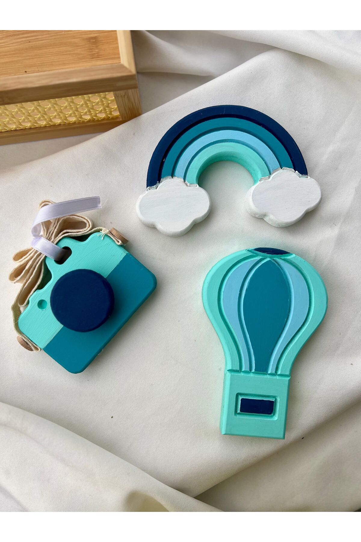 Objeli bebek çekim aksesuarı dekor bebek hediyelik set