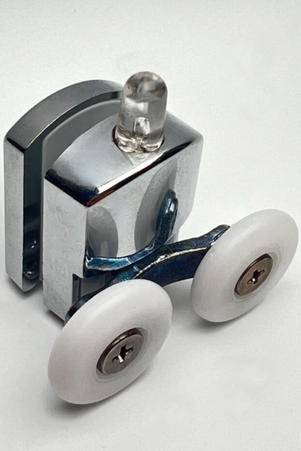 GLASSMAKRO Duşakabin Tekerleği Alt Teker Metal Gövde Teker Çapı 22 MM ...