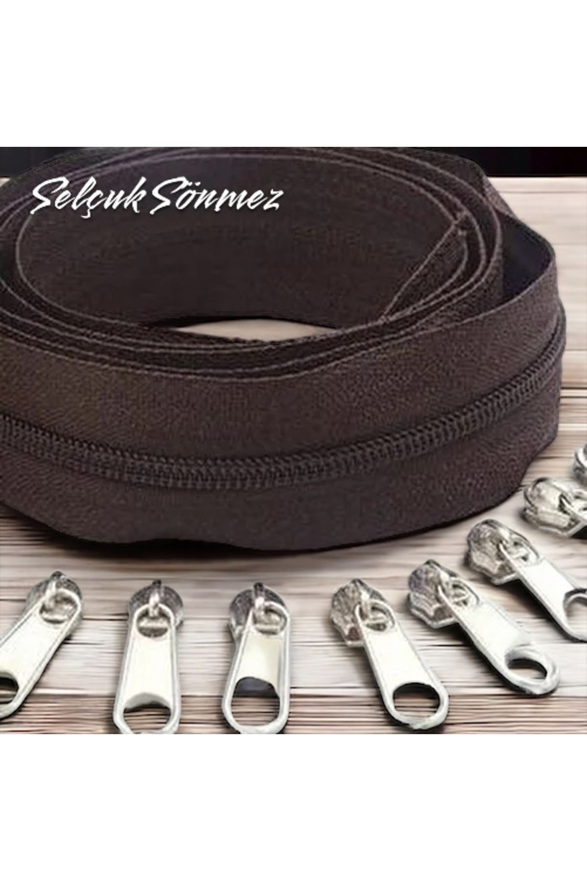 BROWN 10 METER ZIPPER 20 HEADGEAR