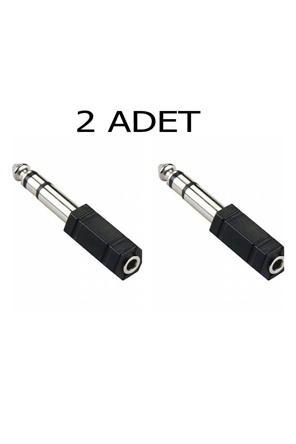 harry 2 Adet 3.5 Mm 6.3 Mm Jack Çevirici Piyano Için Kulaklık Çevirici
