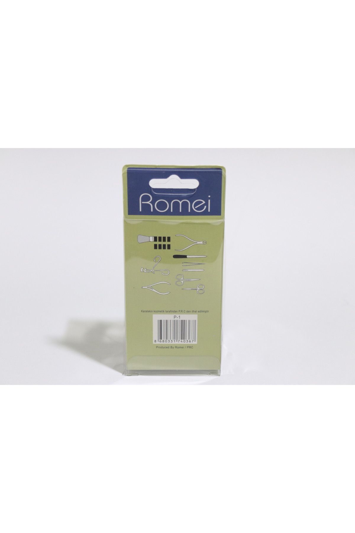 ROMEİ-Eyelash Curling Scissors Silver Metal (WHOLESALE PRICE) 6