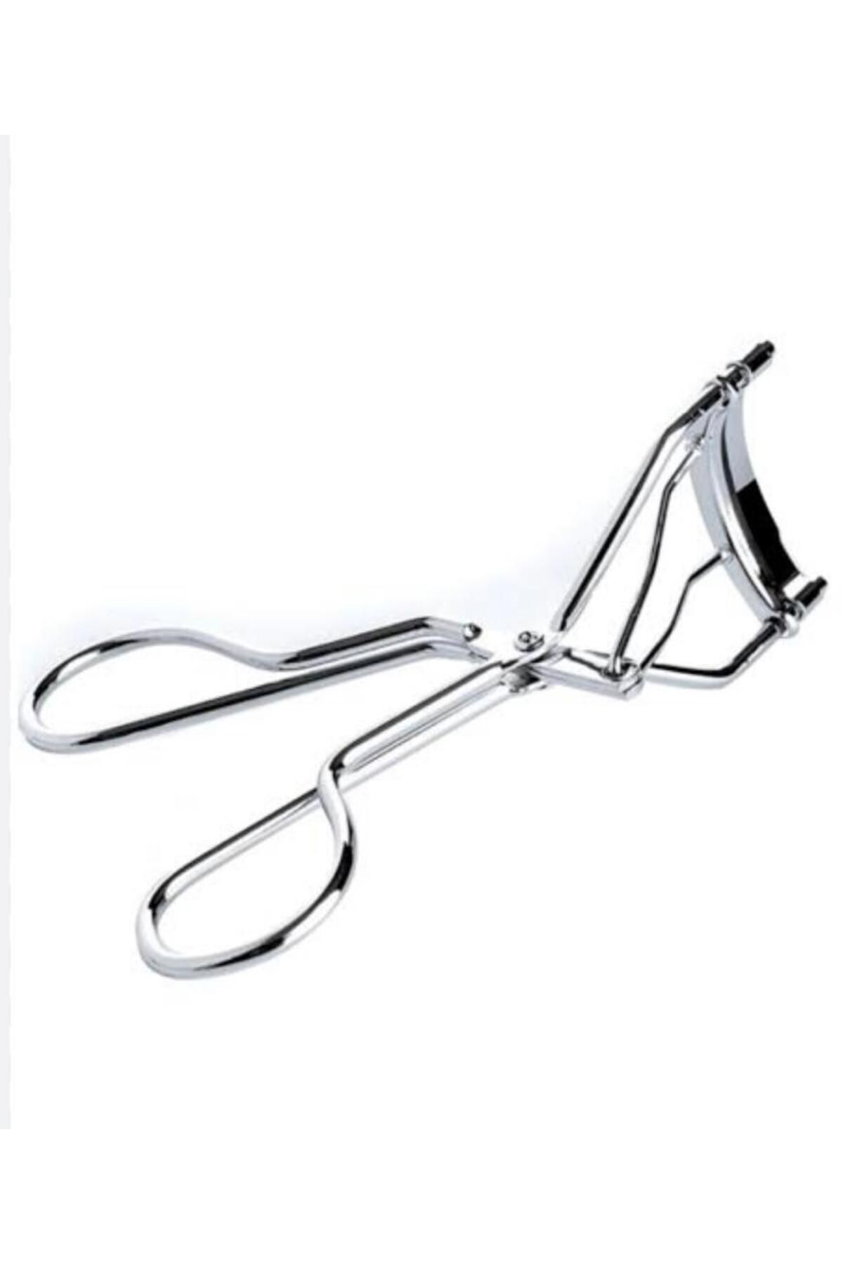 ROMEİ-Eyelash Curling Scissors Silver Metal (WHOLESALE PRICE) 1