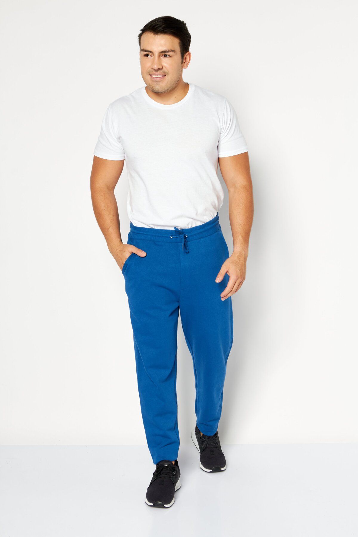 Long drawstring joggers deals