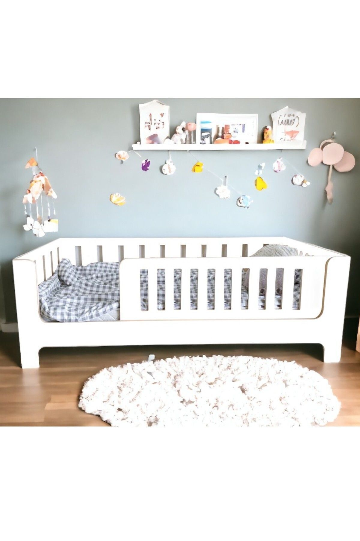 MiniWood Markaawm Zambak Beyaz Montessori Yatak Çocuk Ve Bebek Karyola fotoğrafı 3 (önizleme)