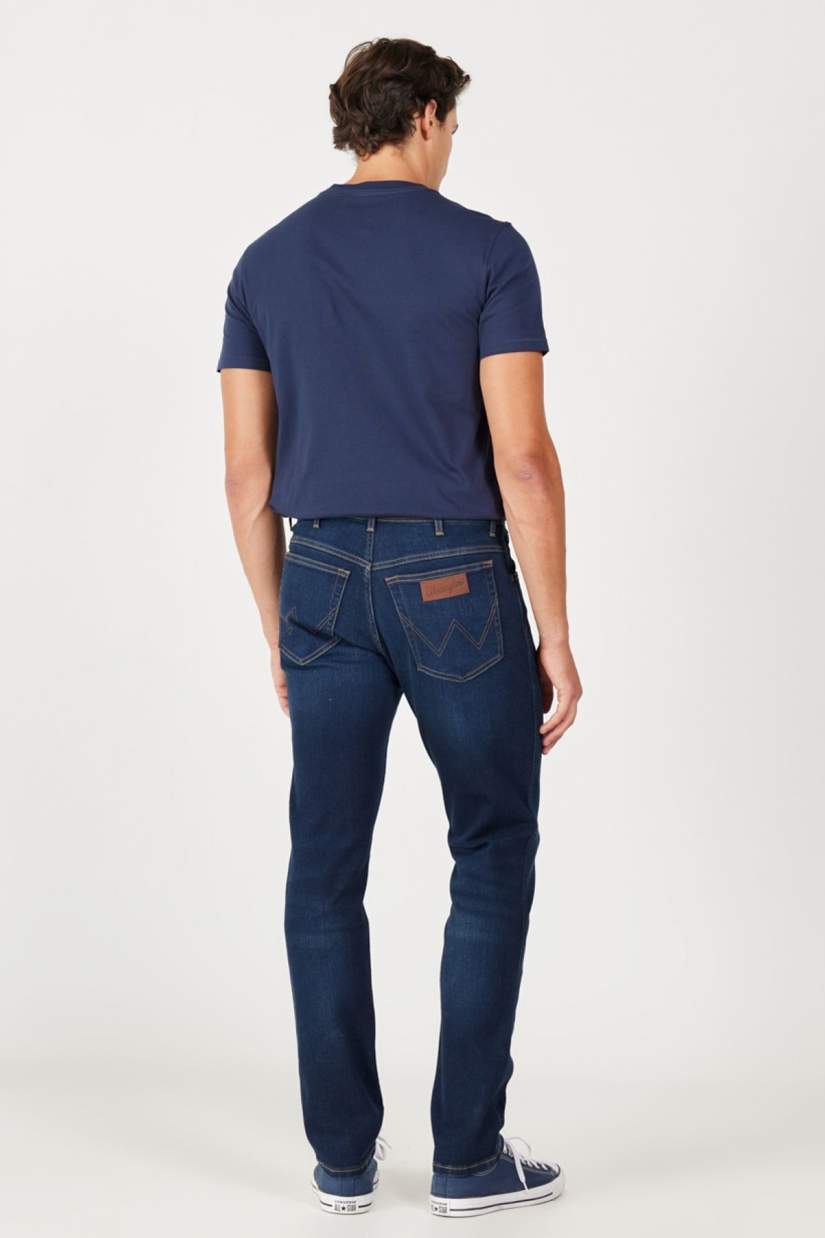 شلوار جین آبی مردانه تگزاس به طور منظم مناسب برش نرمال کمر باریک و رنگ قابل انعطاف Wrangler