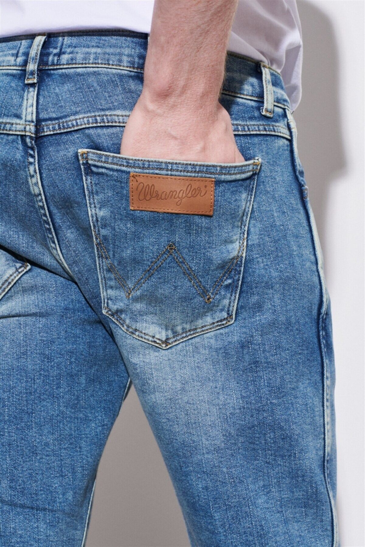 شلوار جین آبی مردانه اورجینال Wrangler