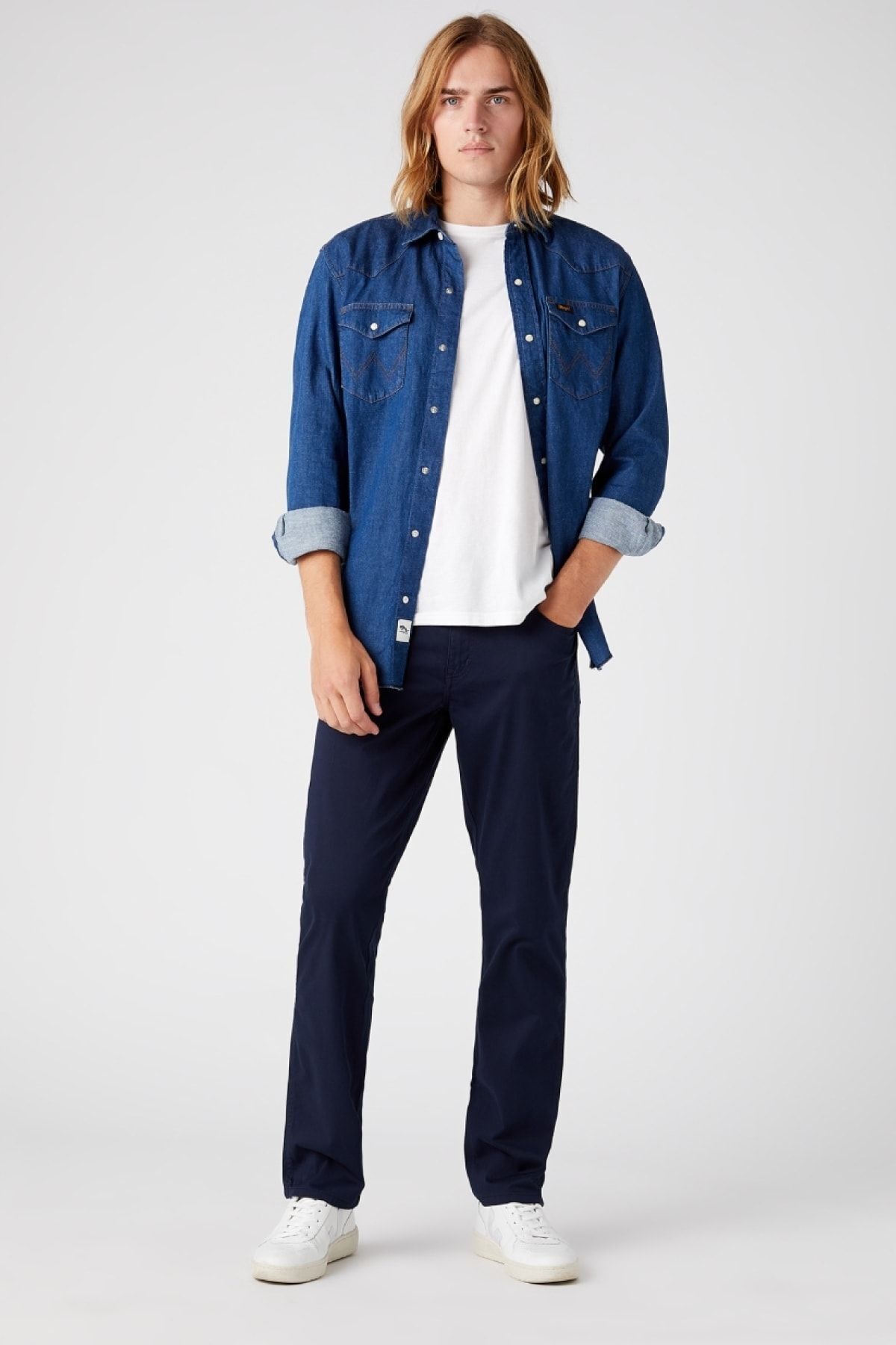 شلوار منعطف کمر معمولی باریک تگزاس Wrangler
