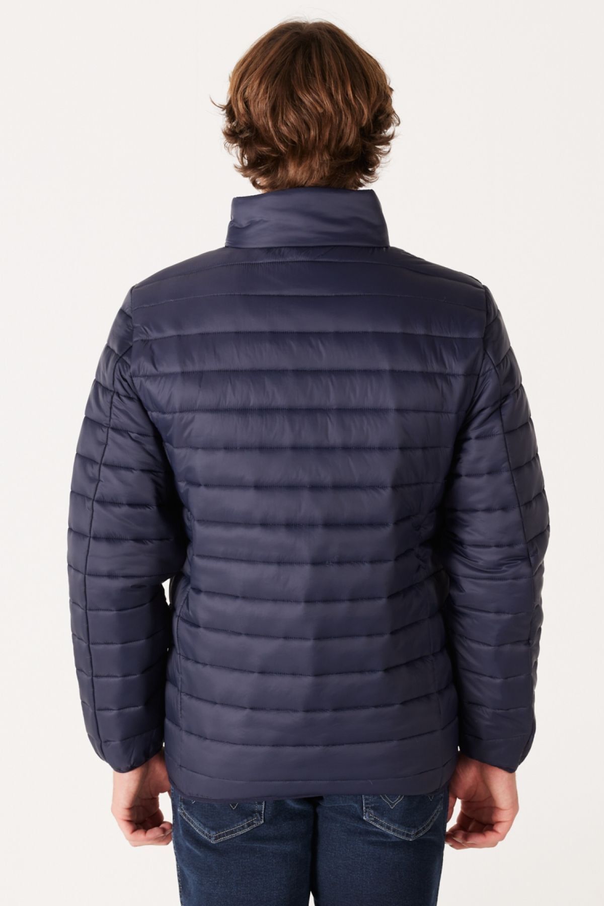 کاپشن آبی مردانه به طور منظم کت و شلوار معمولی برش کاپیتون ناو Wrangler