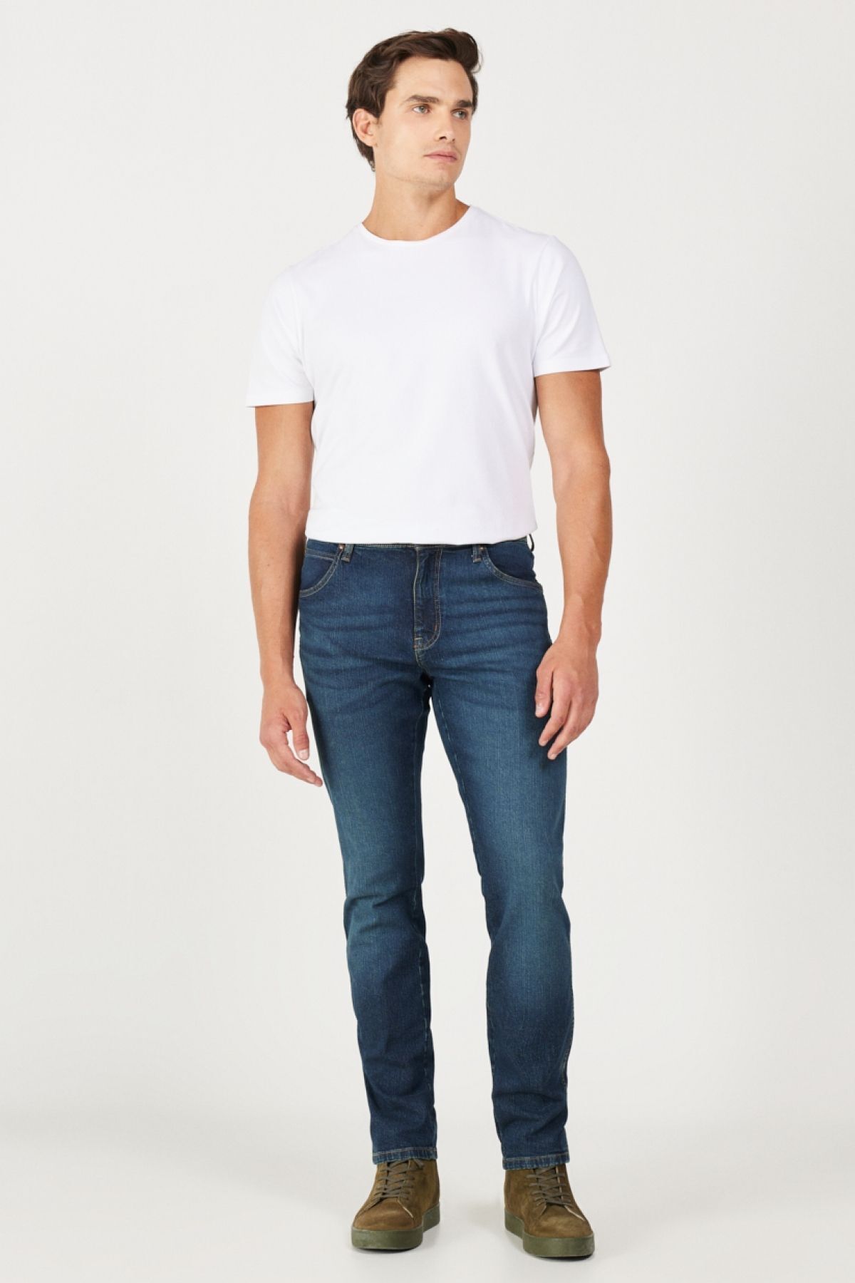 شلوار جین سبز مردانه تگزاس باریک و کمر Wrangler
