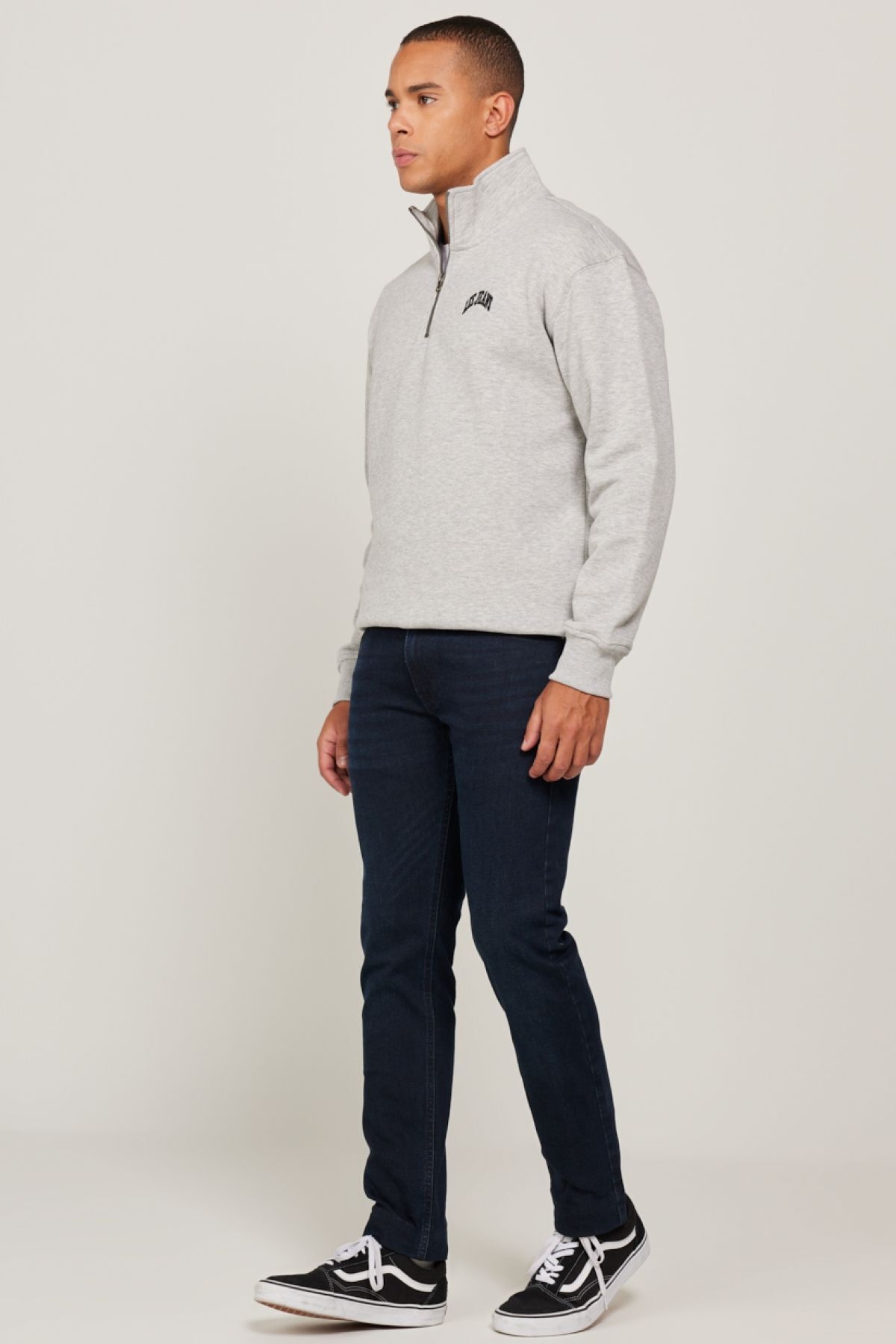 شلوار جین آبی مردانه Luke Slim Fit معمولی کشدار کمر تیره Lee
