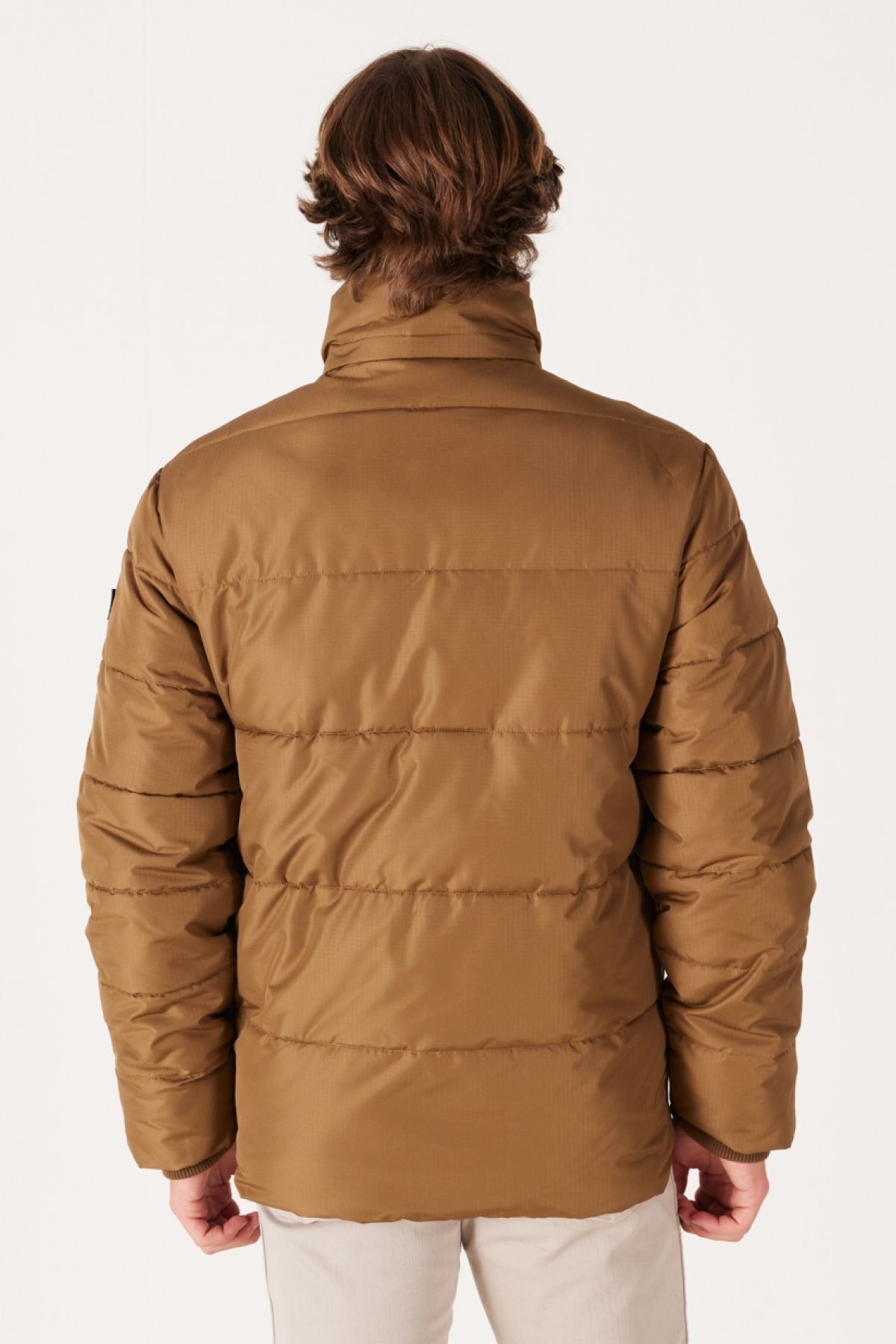 کاپشن چند رنگ مردانه به طور منظم کت و شلوار معمولی برش شتر مناسب Wrangler
