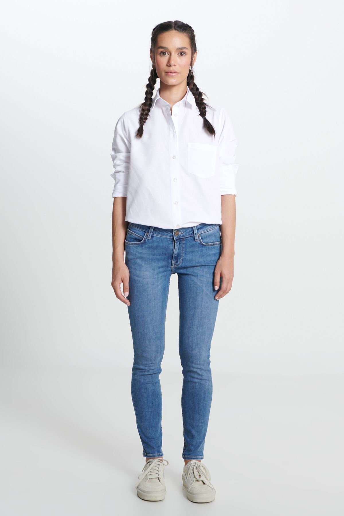 Lee-Super Skinny Fit Slim Fit Skinny Leg Scarlett Damen Hellblaue Baumwoll-Stretch-Jeans-Denim-Jeans 3