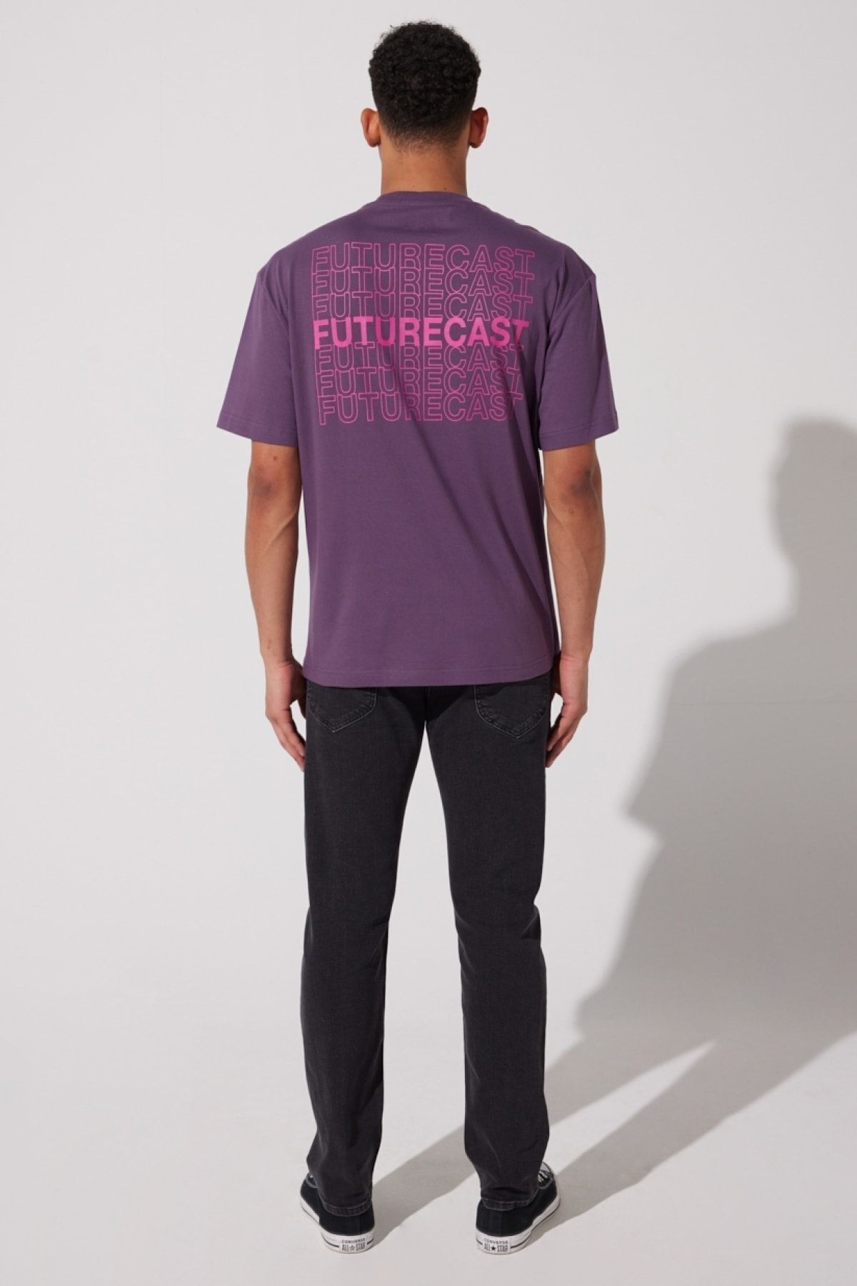 Riders by Lee-Tricou mov cu decolteu 100% bumbac 5