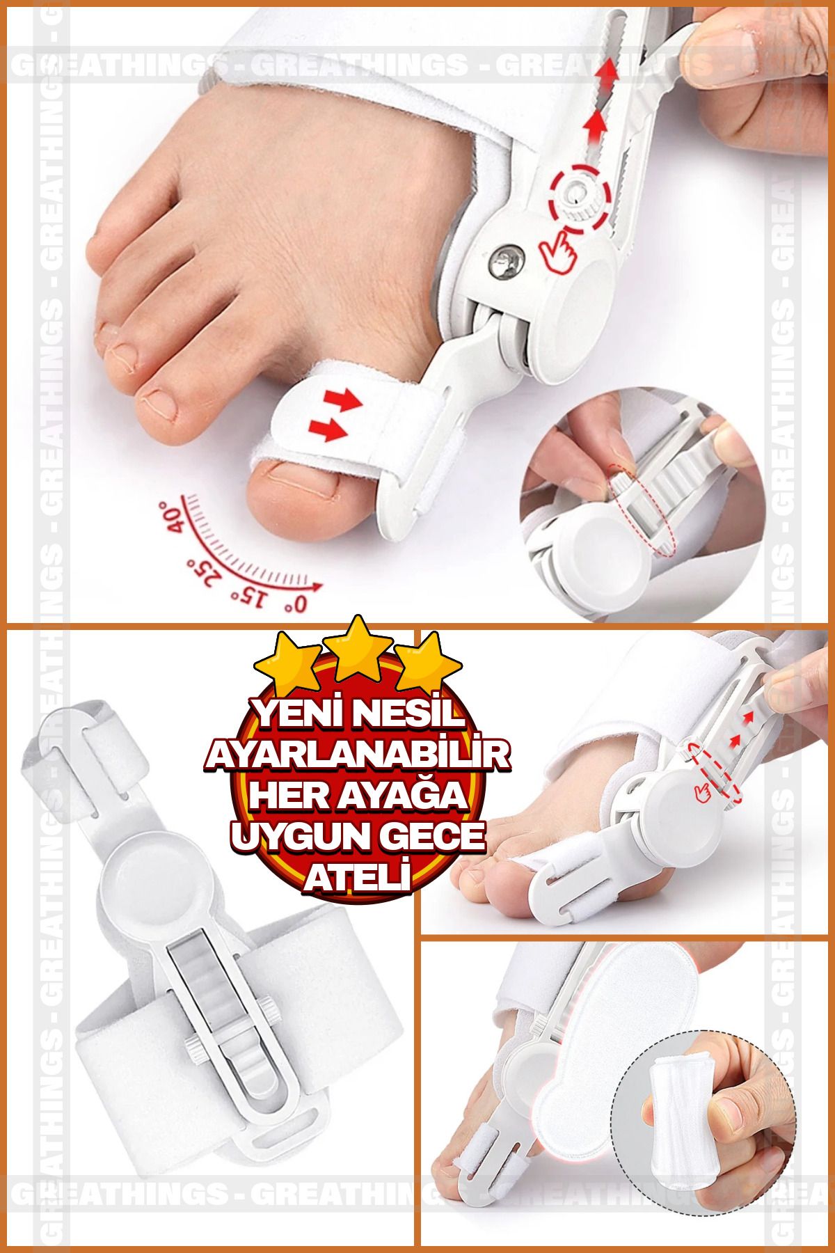 Greathings Yeni Nesil Ayarlanabilir Gece Ateli