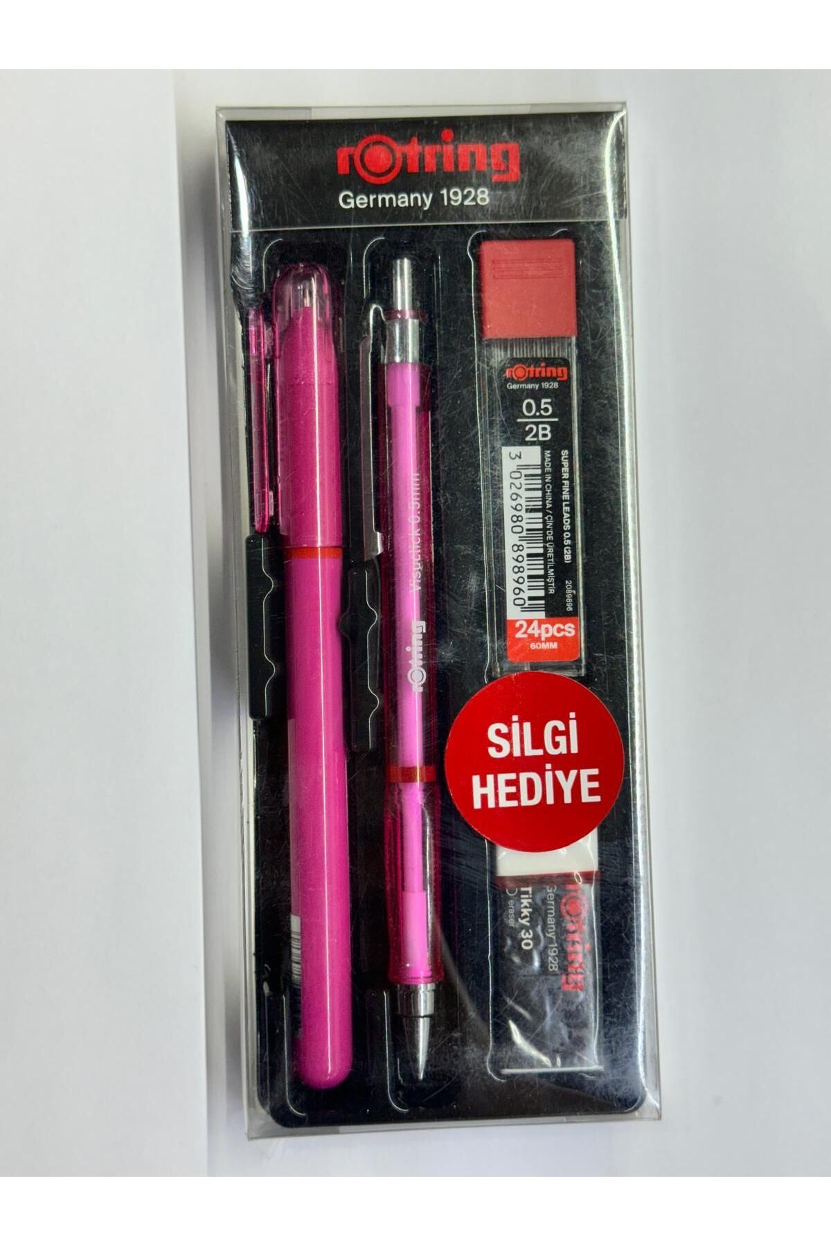Rotring-Pink Set of 4 Pens 1