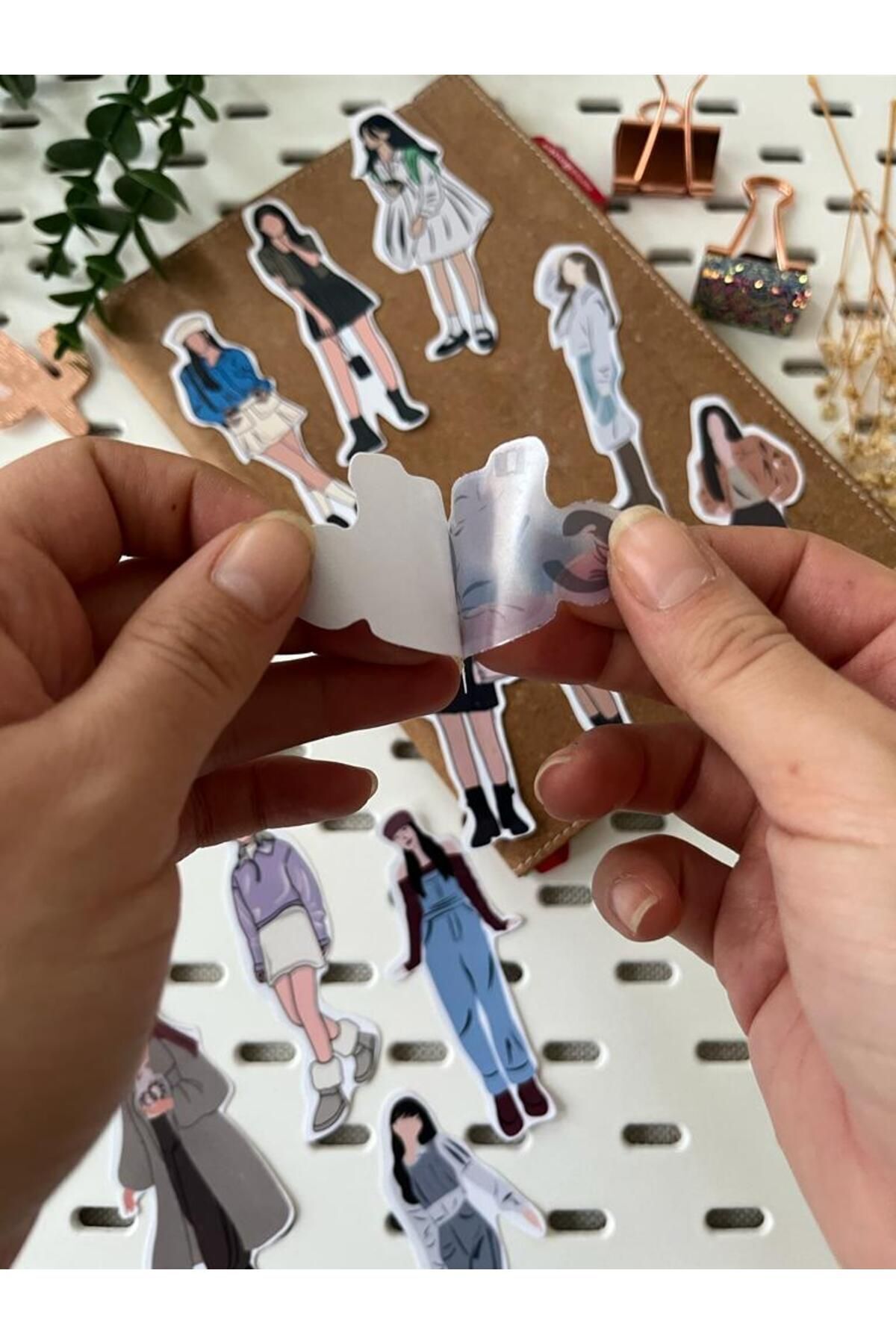Flexink Co Kutulu Fashion Girl (KIZ) Şeffaf Sticker Seti Scrapbook ...