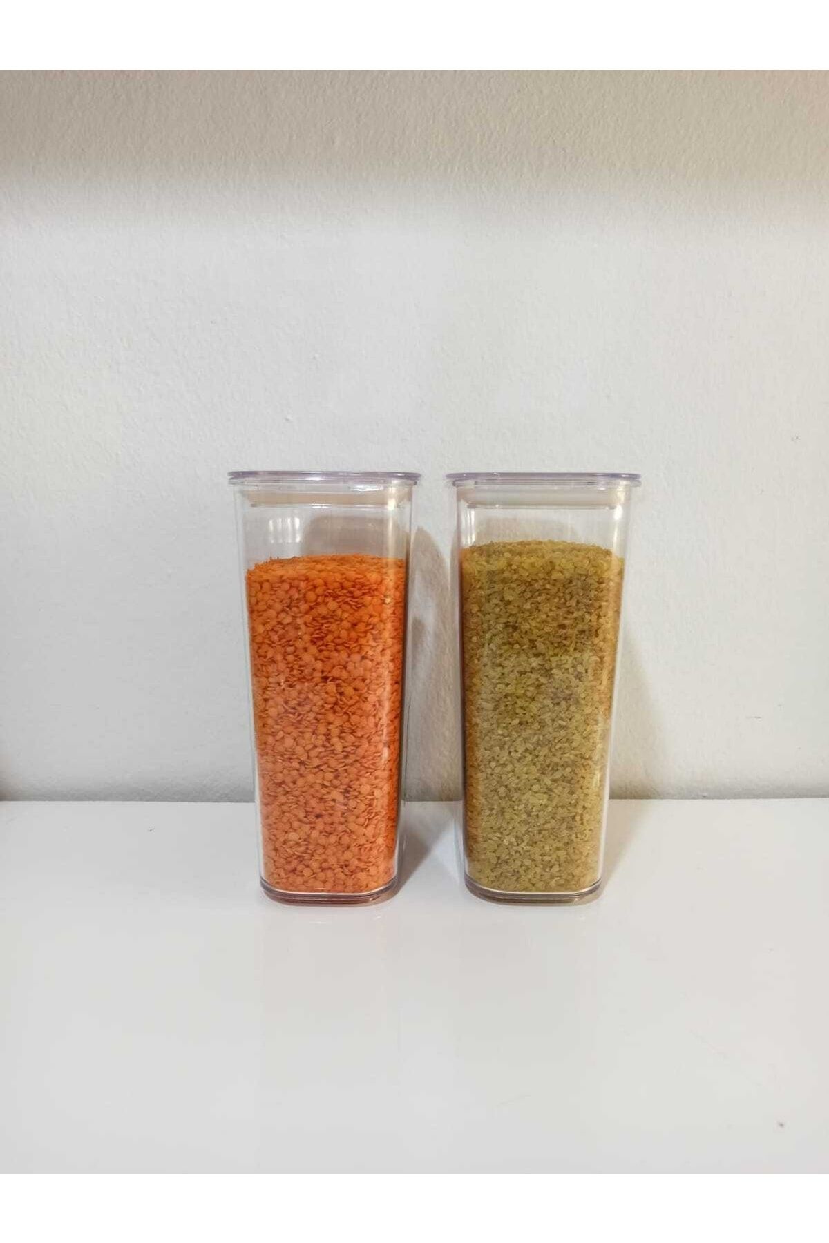 Universal-Rectangular Leak-Proof Storage & Food Container with Lid 2 Pieces 2 Lt 4
