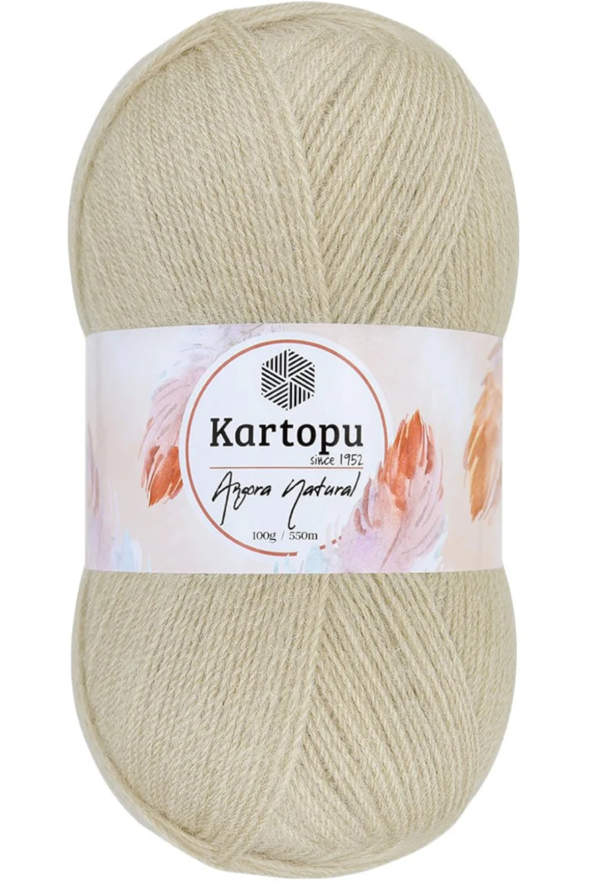 Angora Natural Pouch Paper K861 Thin Vest Woolen Rope 100gr