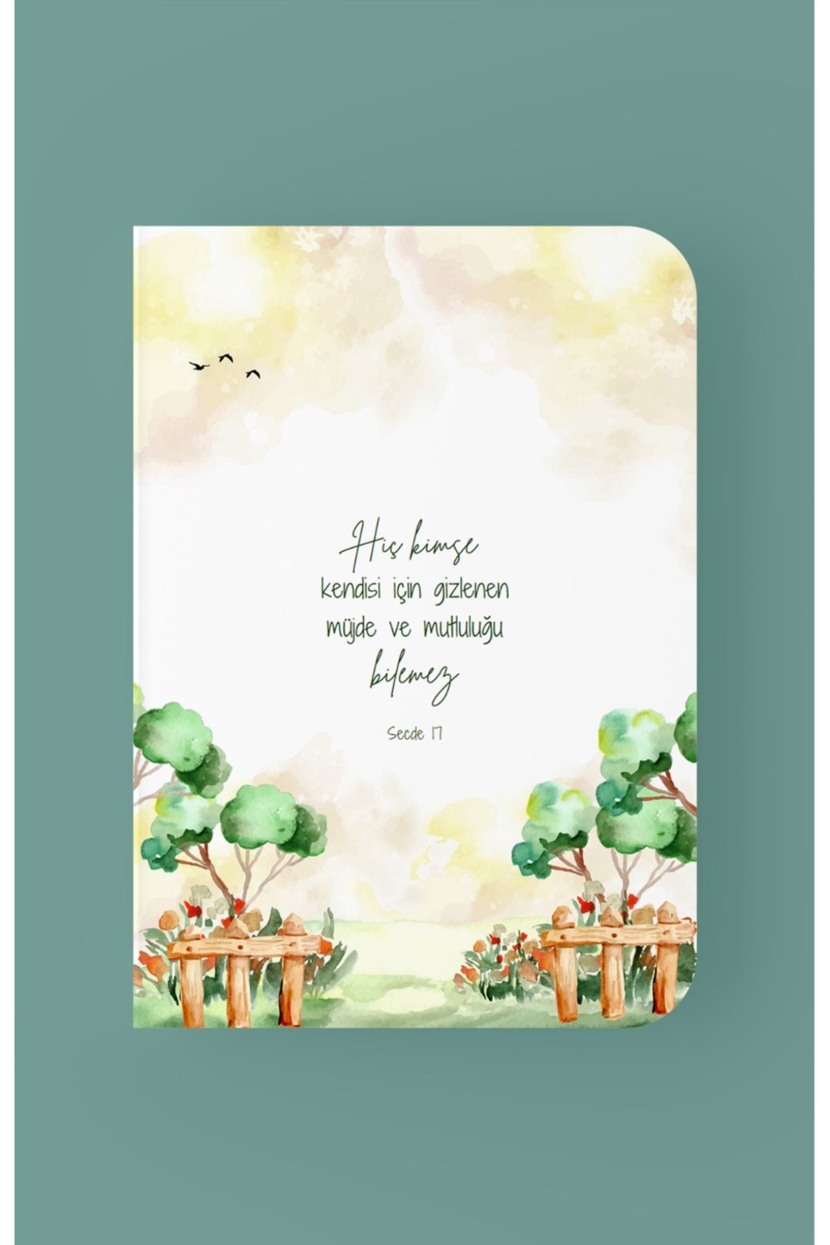 Dava Adamı Yayınları-A6 Lined Hiding Notification and Happiness Can'T Know Mini Notebook - Nobody for Himself 1