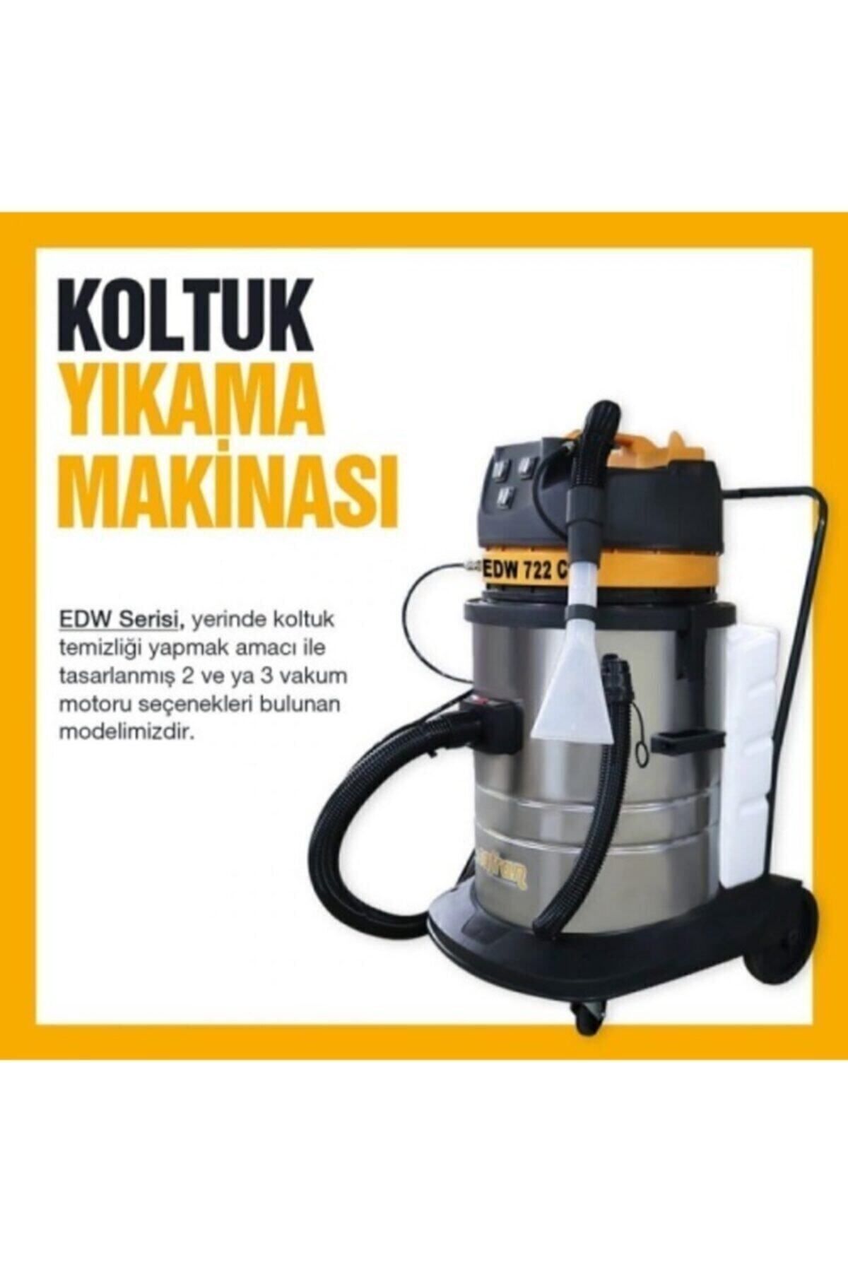 Safran 17 Lt Temiz 72 Lt Kirli Su Tankı Kapasite 2400 Watt Krom