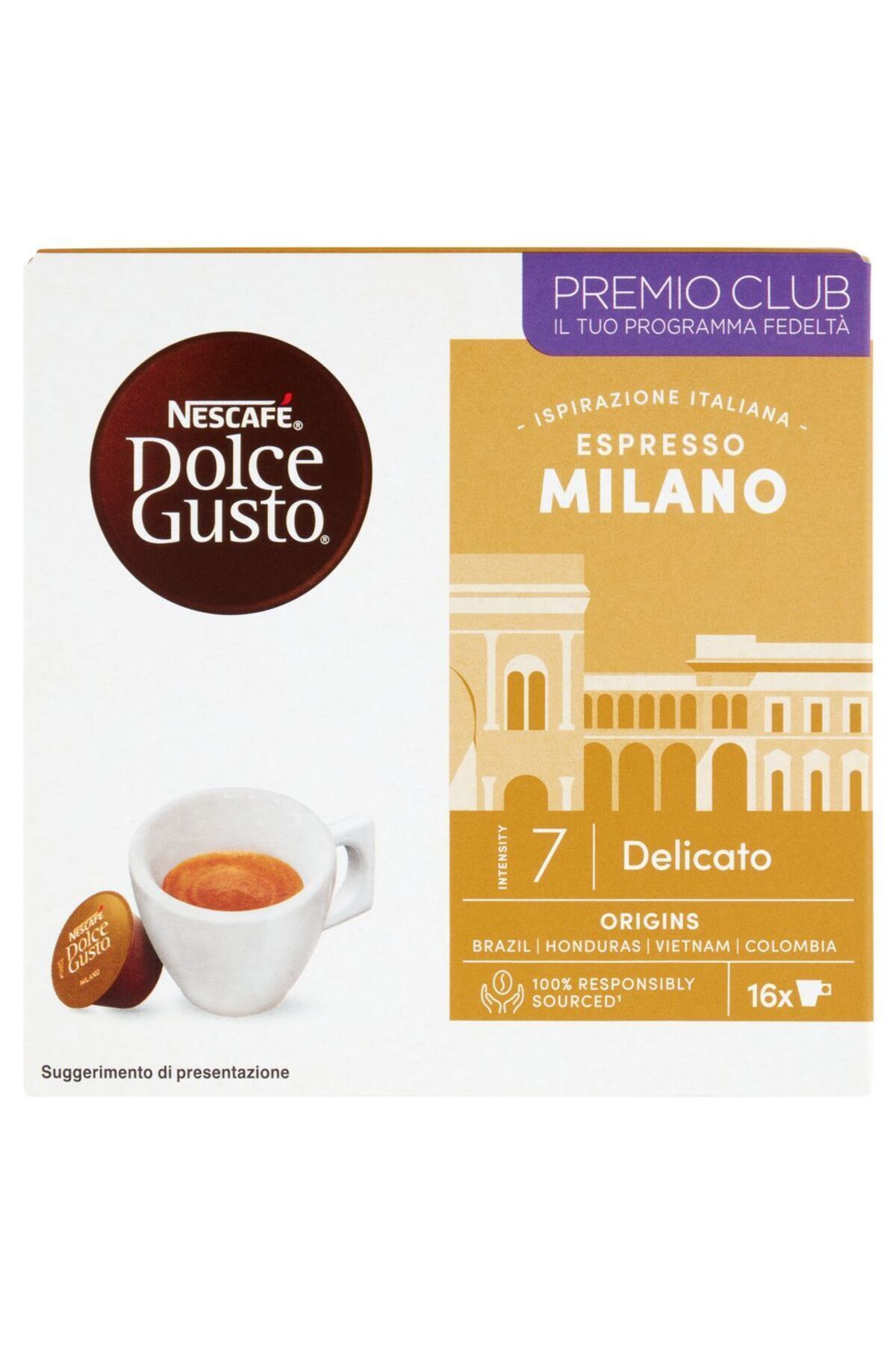 dolce gusto Nescafé Dolce Gusto Espresso Milano Caffè 16 Capsule 99,2 G