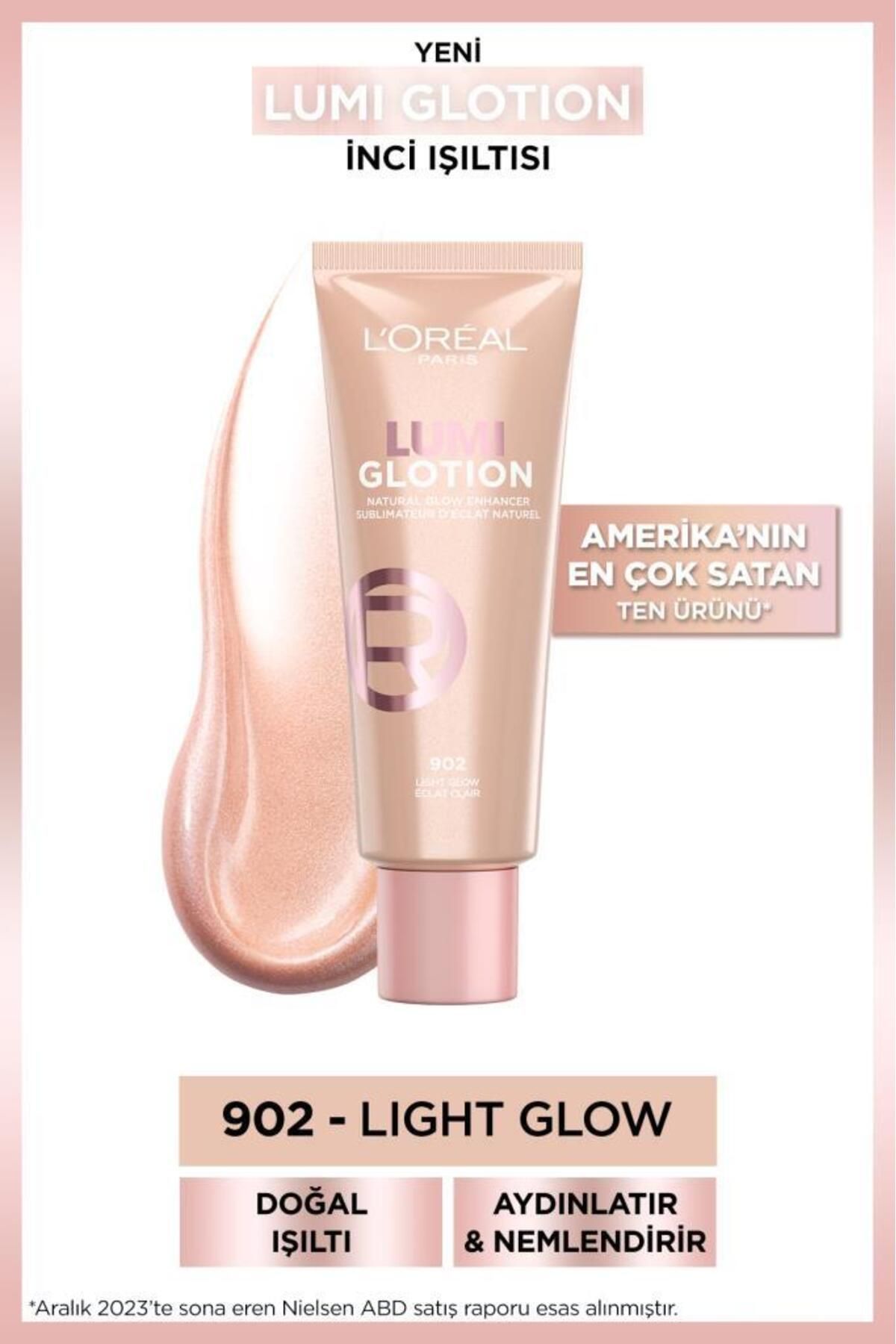 Glotion All-In-One Natural Glow 902 Light Glow & 901 Fair Glow L'Oreal Paris