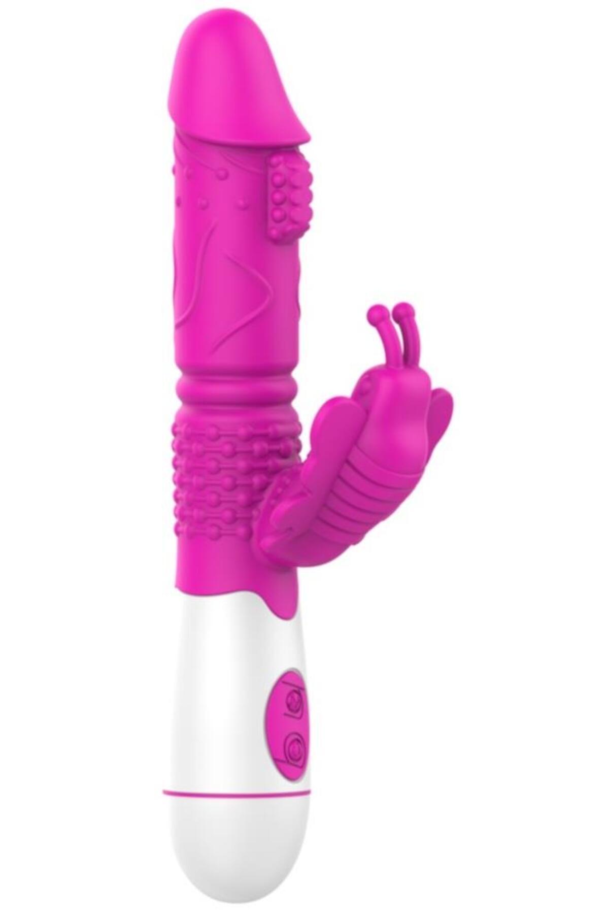 Стимулятор Клитора Love Rider Butterfly Bliss розовый в виде бабочки