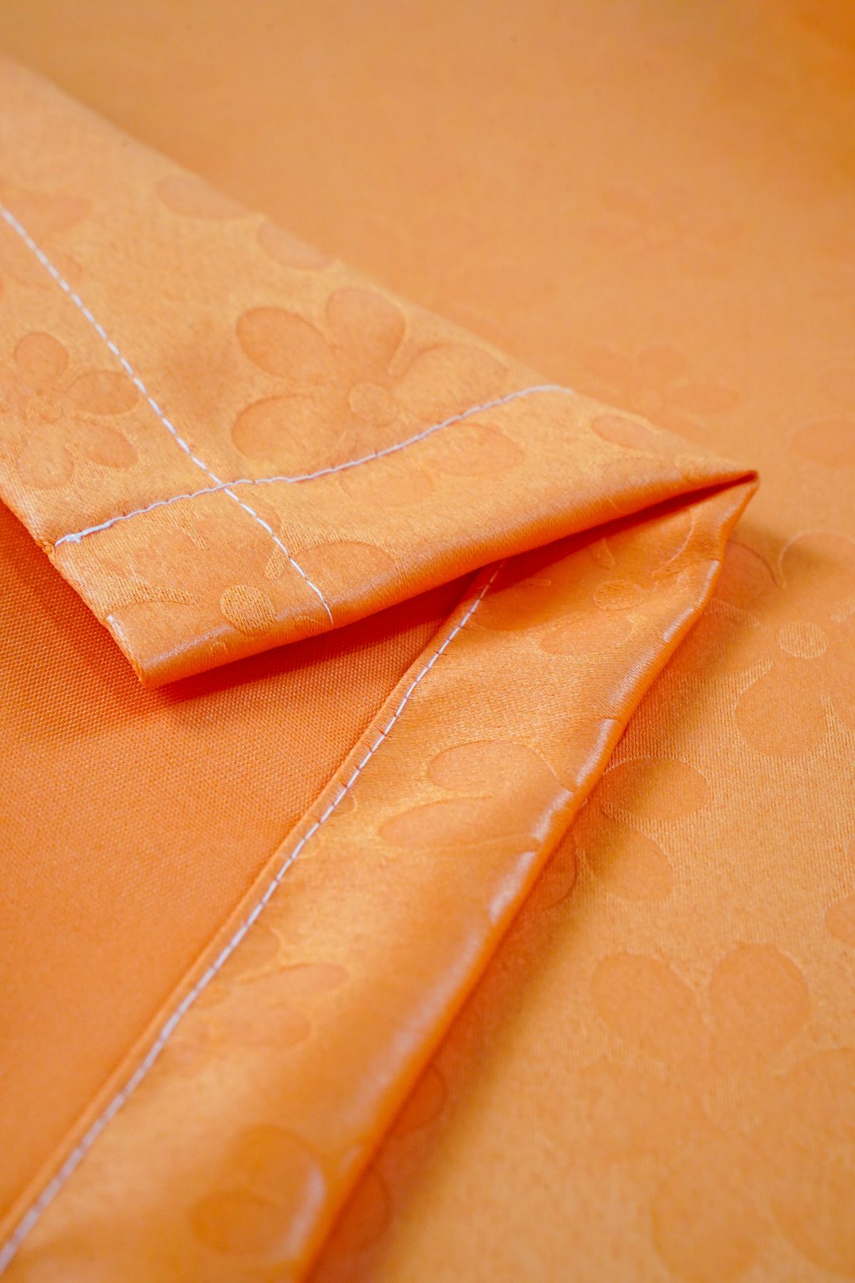 homease-Etuval Nostalgia Series Seersucker Print Small Flower Patterned Carefree Tablecloth 3