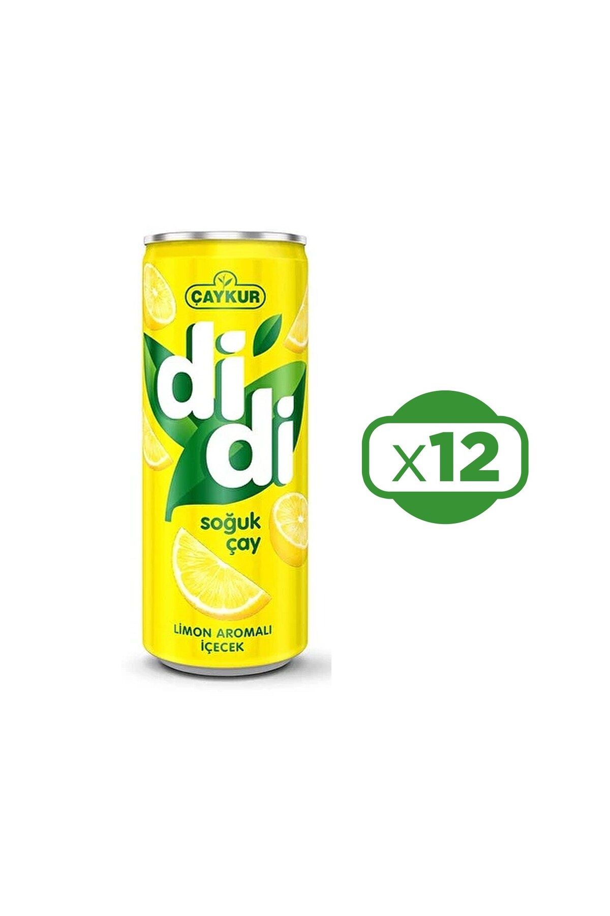Çaykur Çaykur Didi Limon Aromalı Soğuk Çay 250 ml x 12 Adet