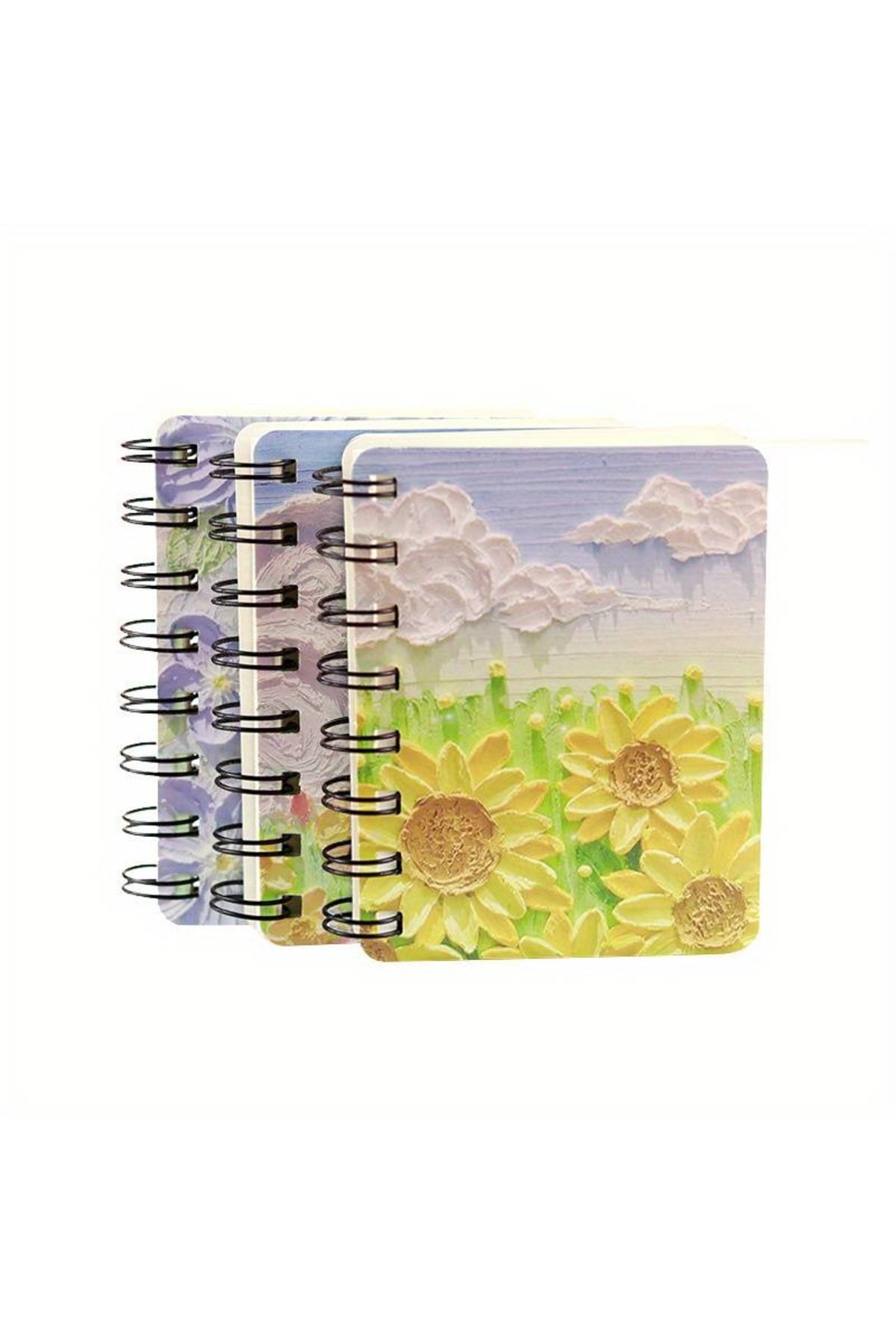 Siriderya-Mini Unlined Cute Notebook A7 Spiral Student Notebook Pocket Notepad Portable Daily Notebook 4