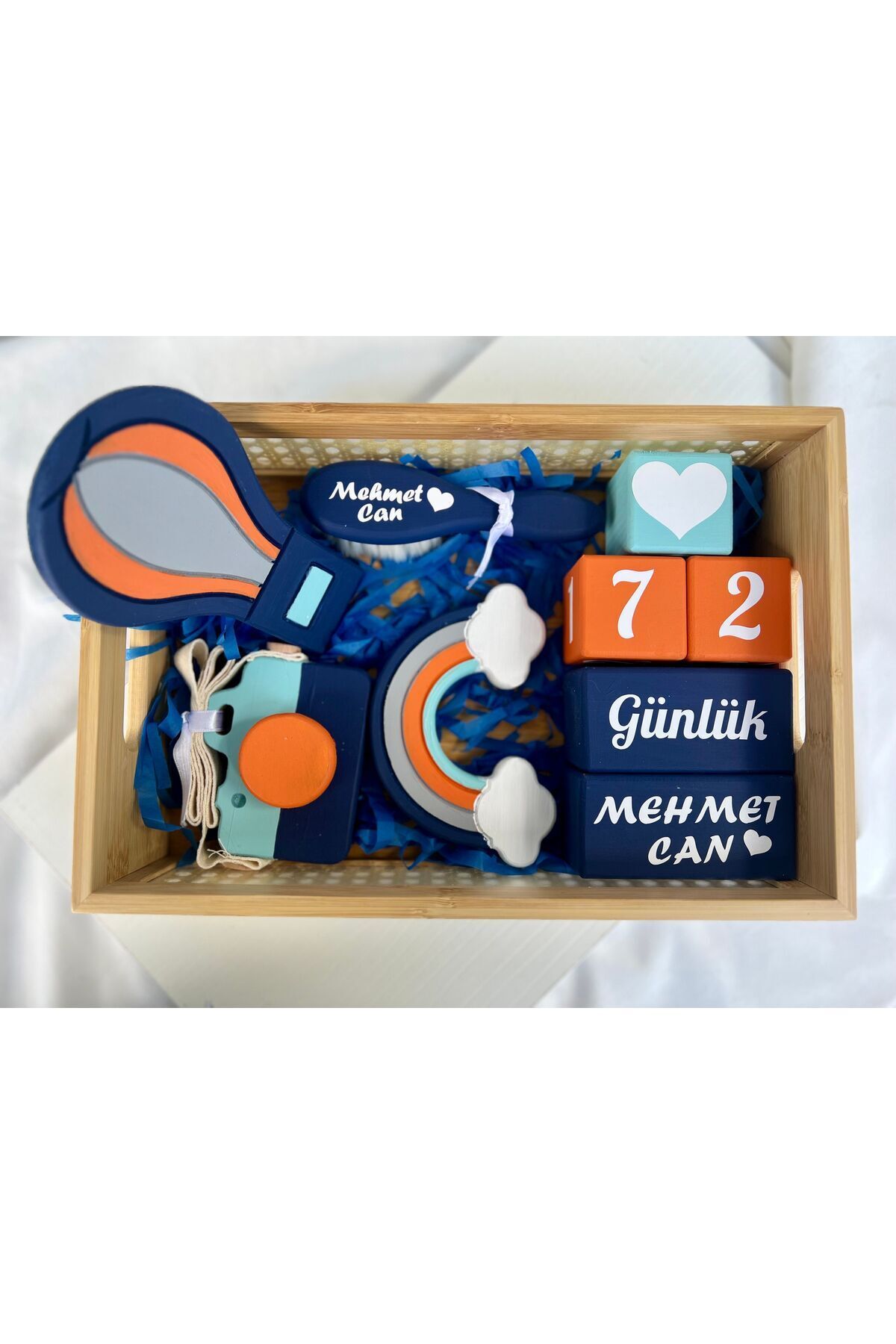 Bebek anı küpü çekim 3lü objeliset tam takım çekim dekor