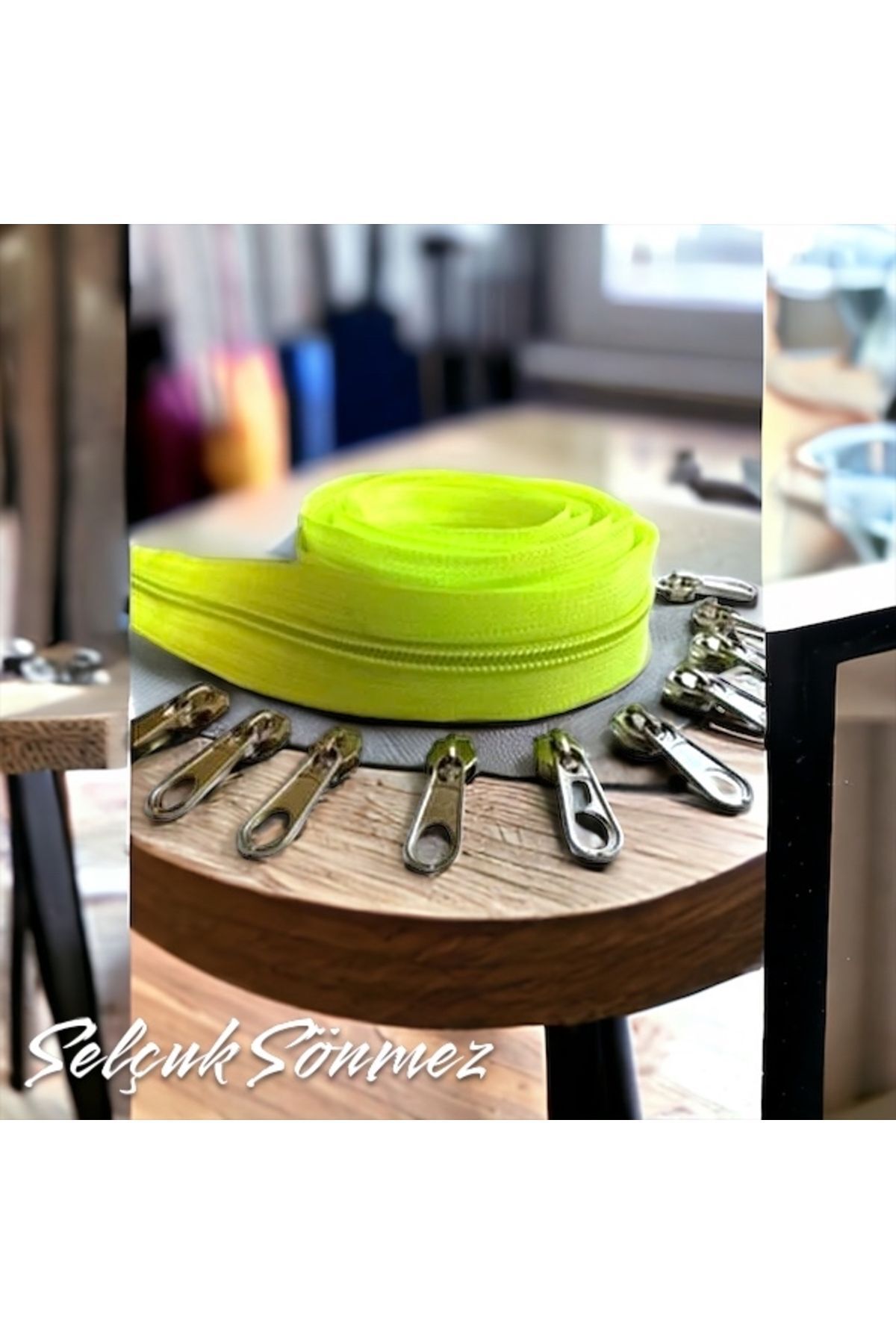PHOSPHORUS YELLOW 10 METER ZIPPER 20 HEADGEAR