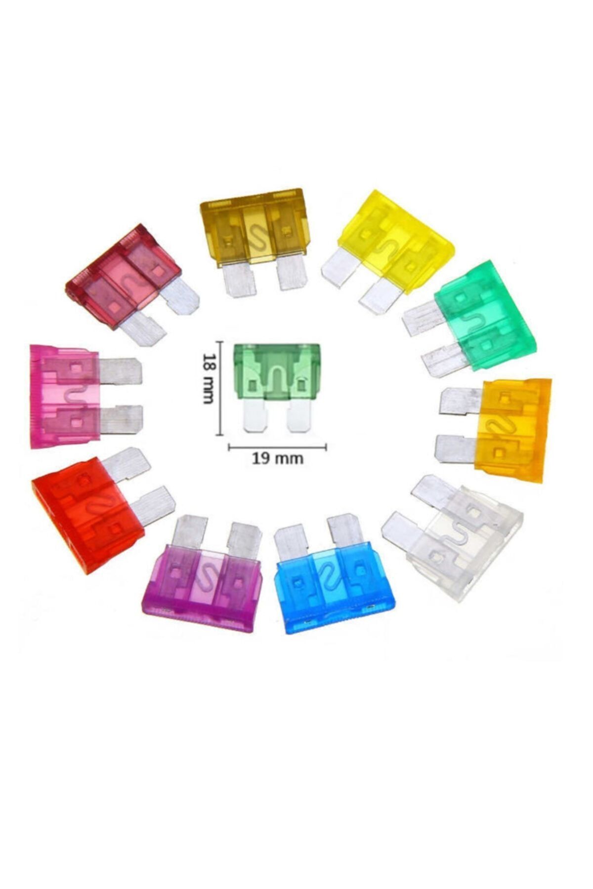 Genel Markalar 40 Adet Standart Boy Bıçak Sigorta 8 Çeşit 5'er Adet