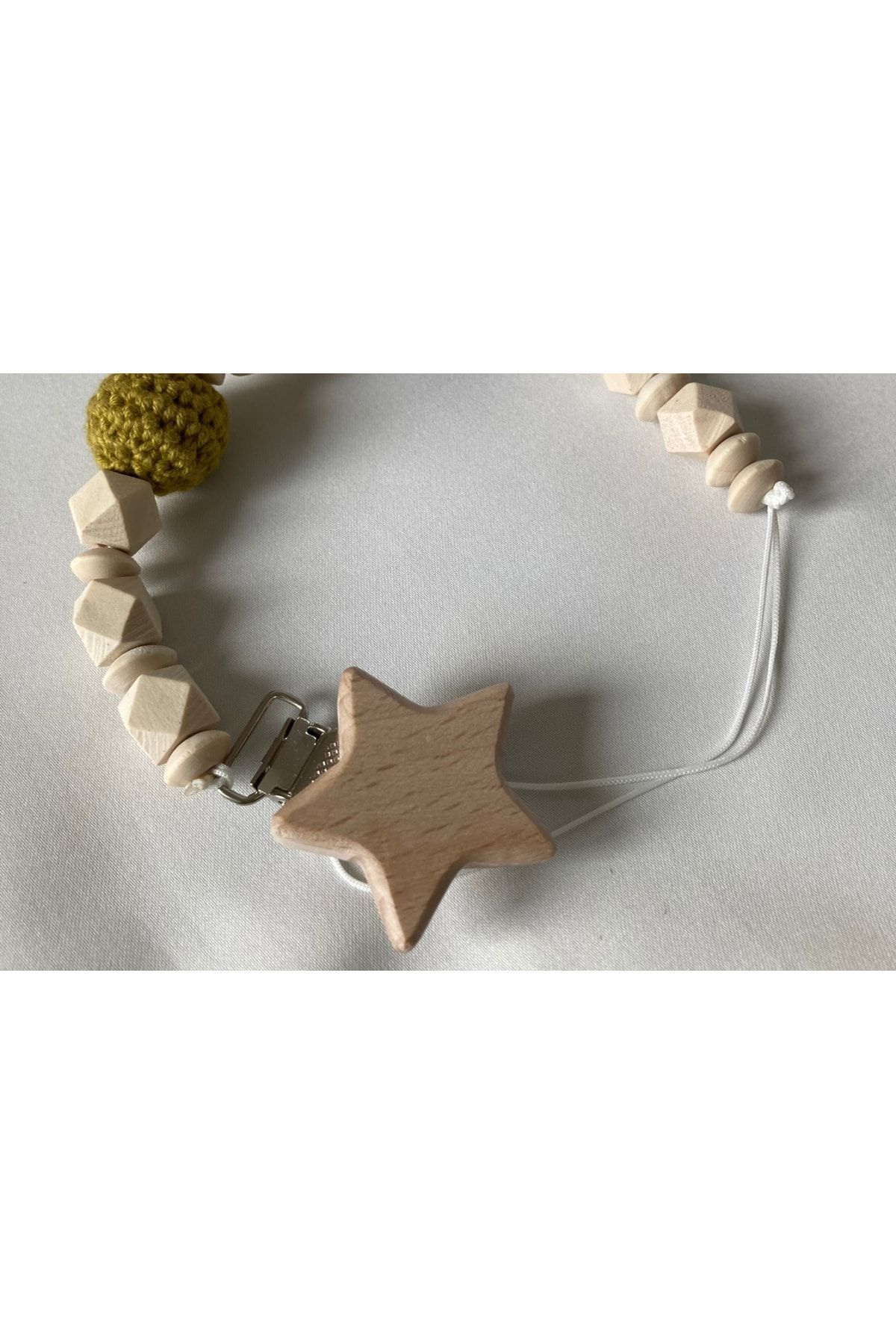 tiny wood-Pacifier Chain - Design with Name 4