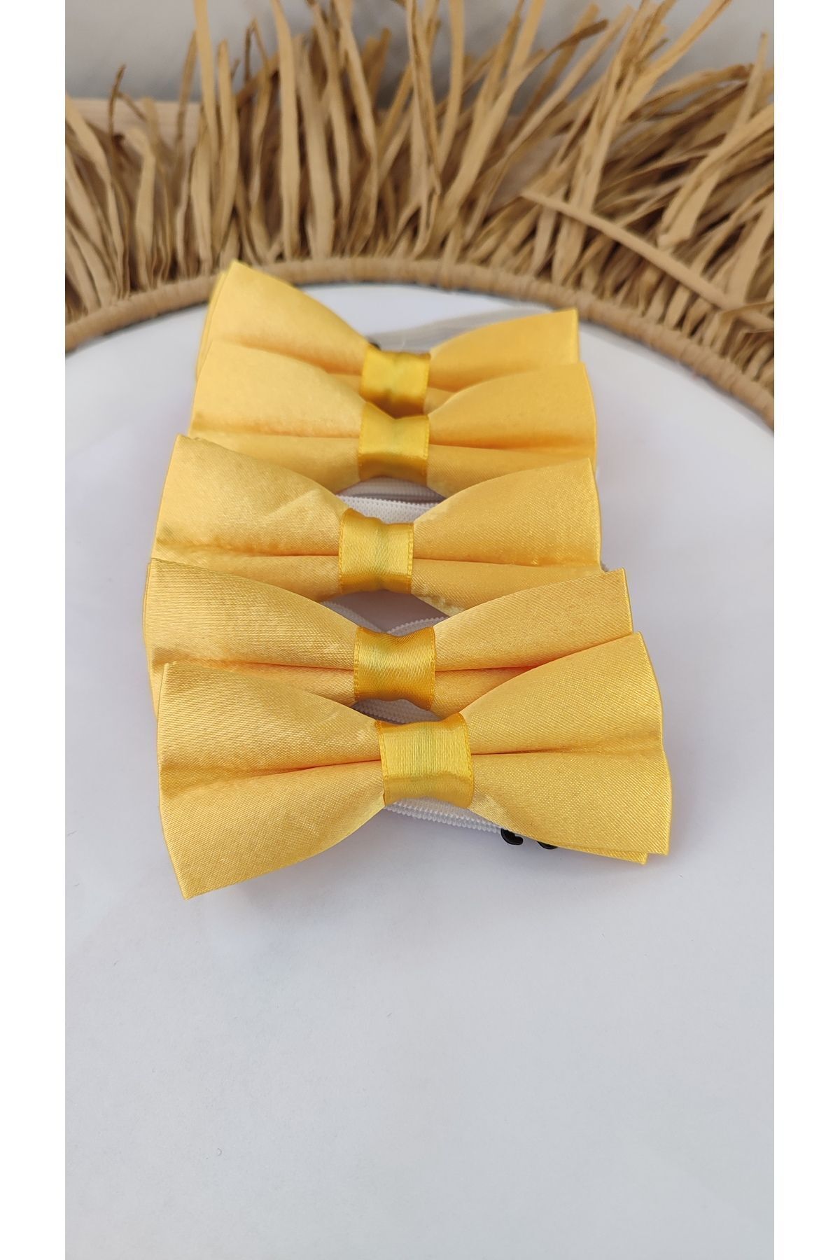 Monkabox Sarı Çocuk Papyon 5li)