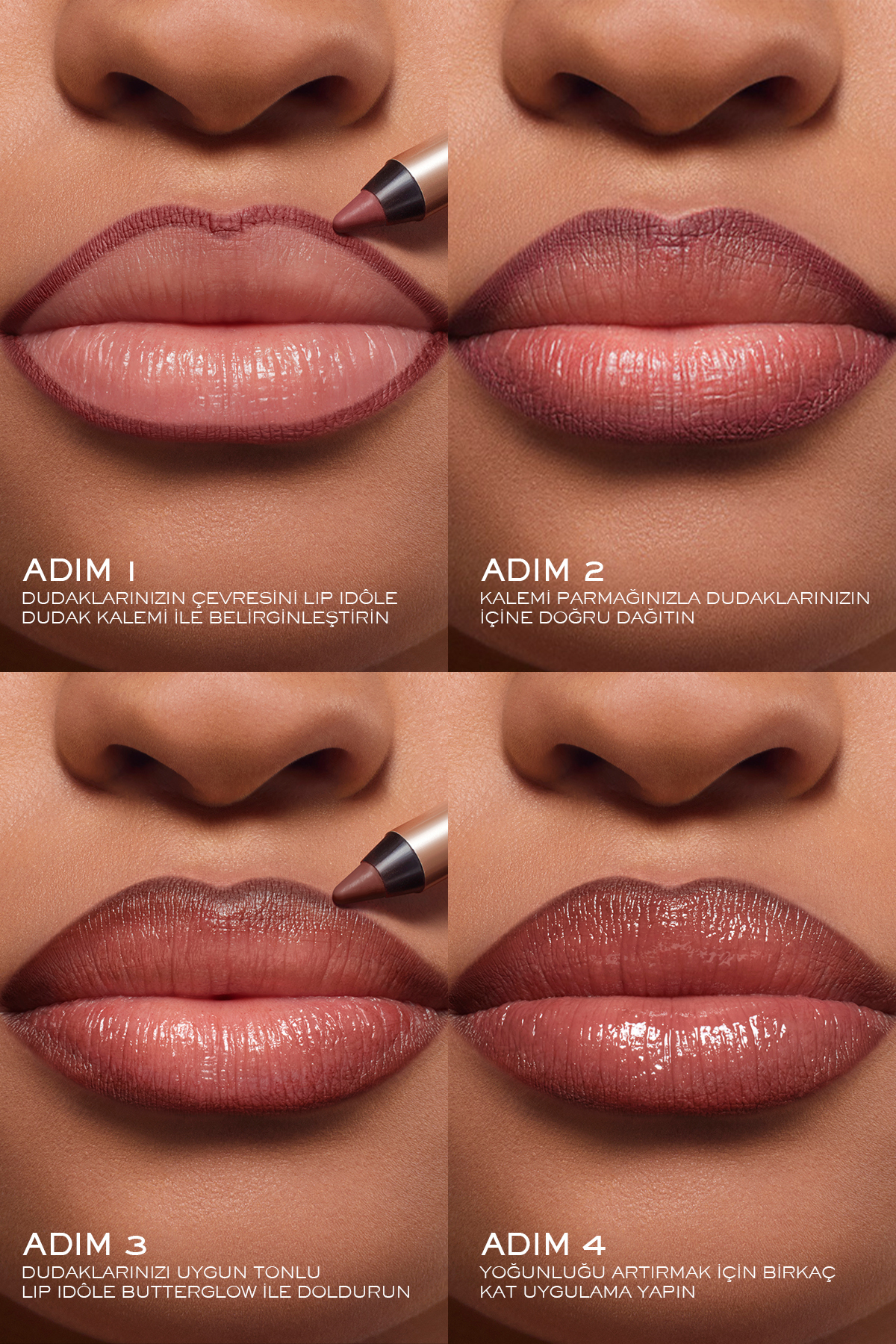Lip Idole Liner Kremsi Dudak Kalemi 33 - Idole Nude 3614274195491 — قرمز LIP24 — تصویر 7 از 8