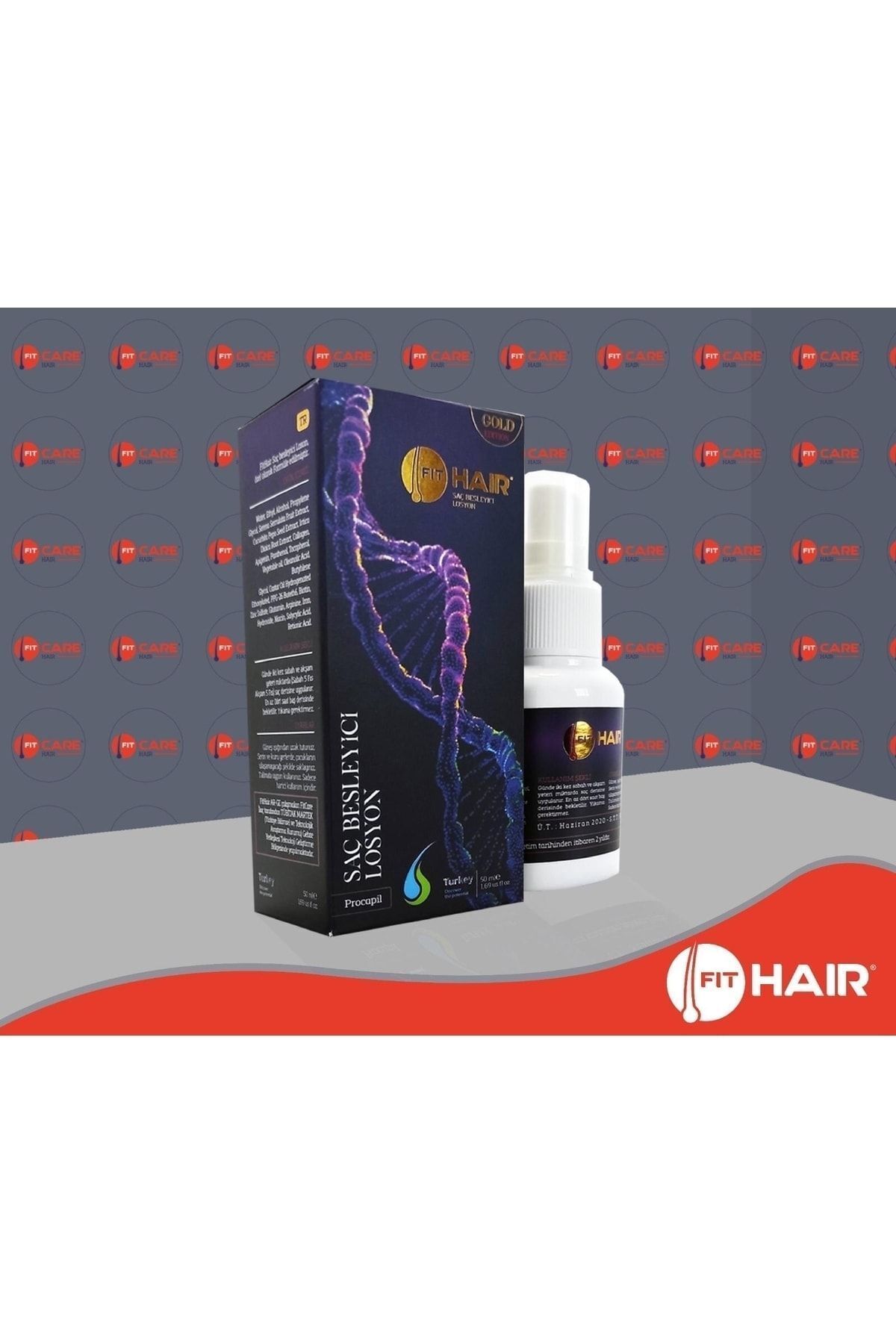 Fıtcare Gold Losyon Ve Derma Roller Tarak — 340023 — تصویر 5 از 6